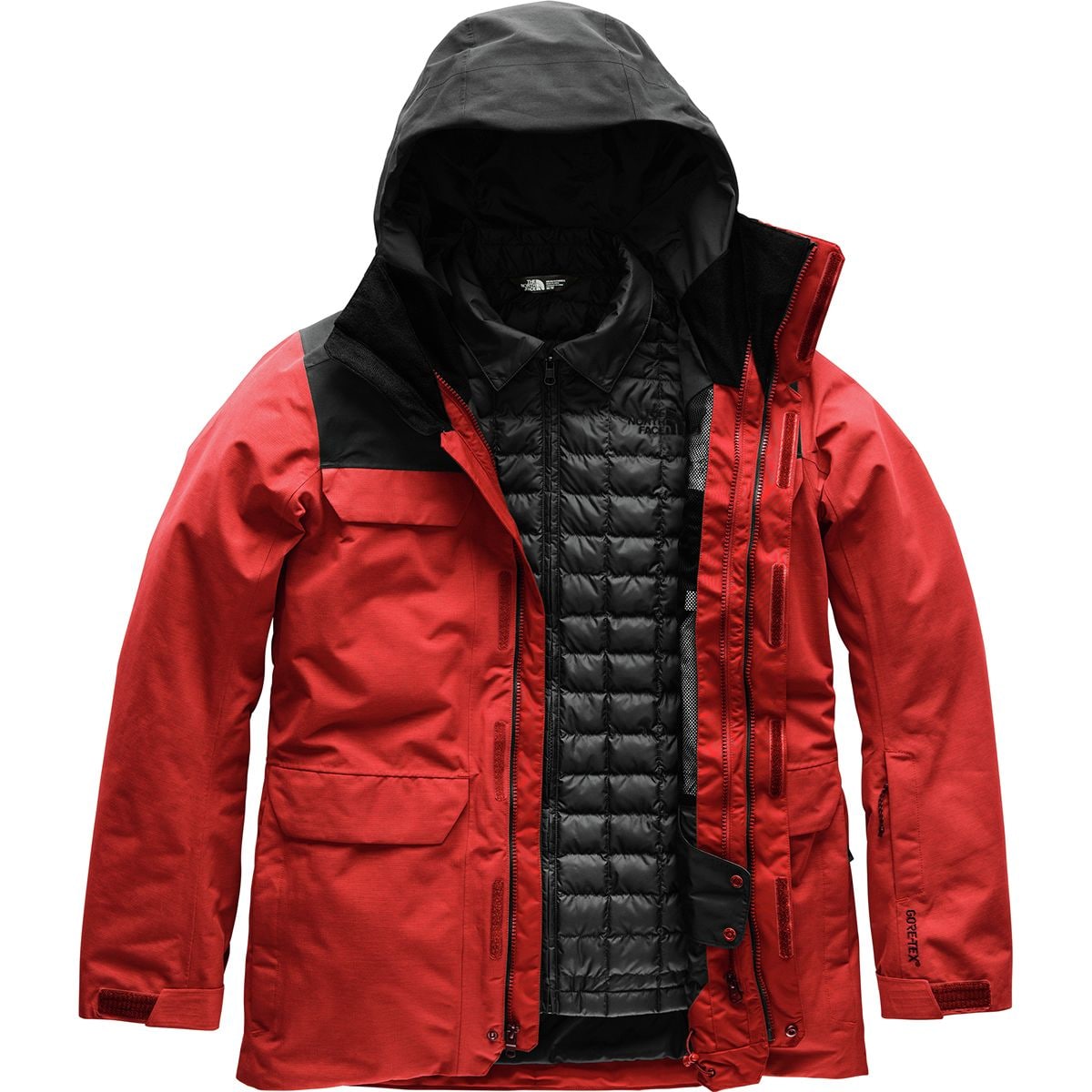 the north face alligare thermoball triclimate hooded jacket