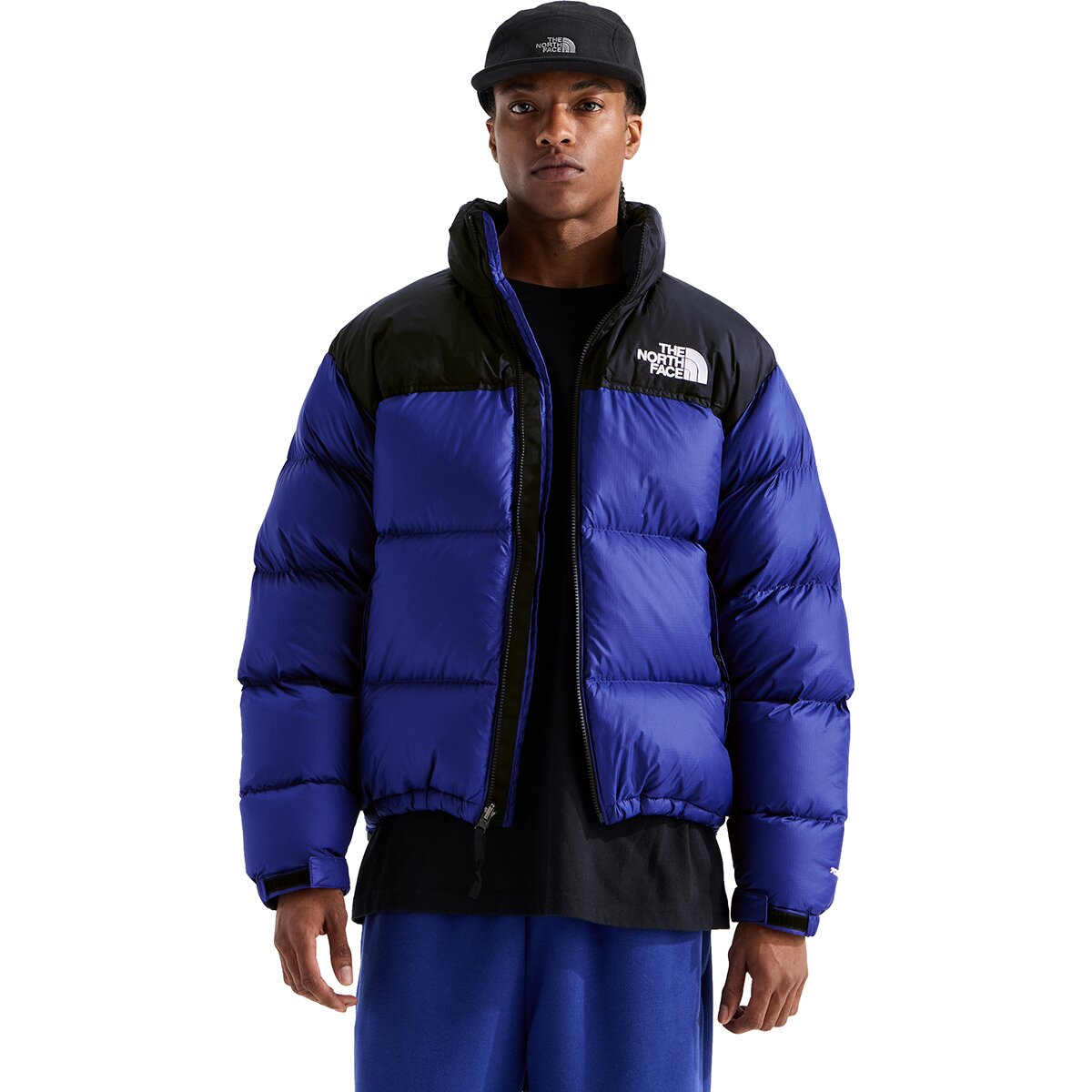 Image of The North Face 1996 Retro Nuptse Jacket - Men's Bold Blue/TNF Black, XL
