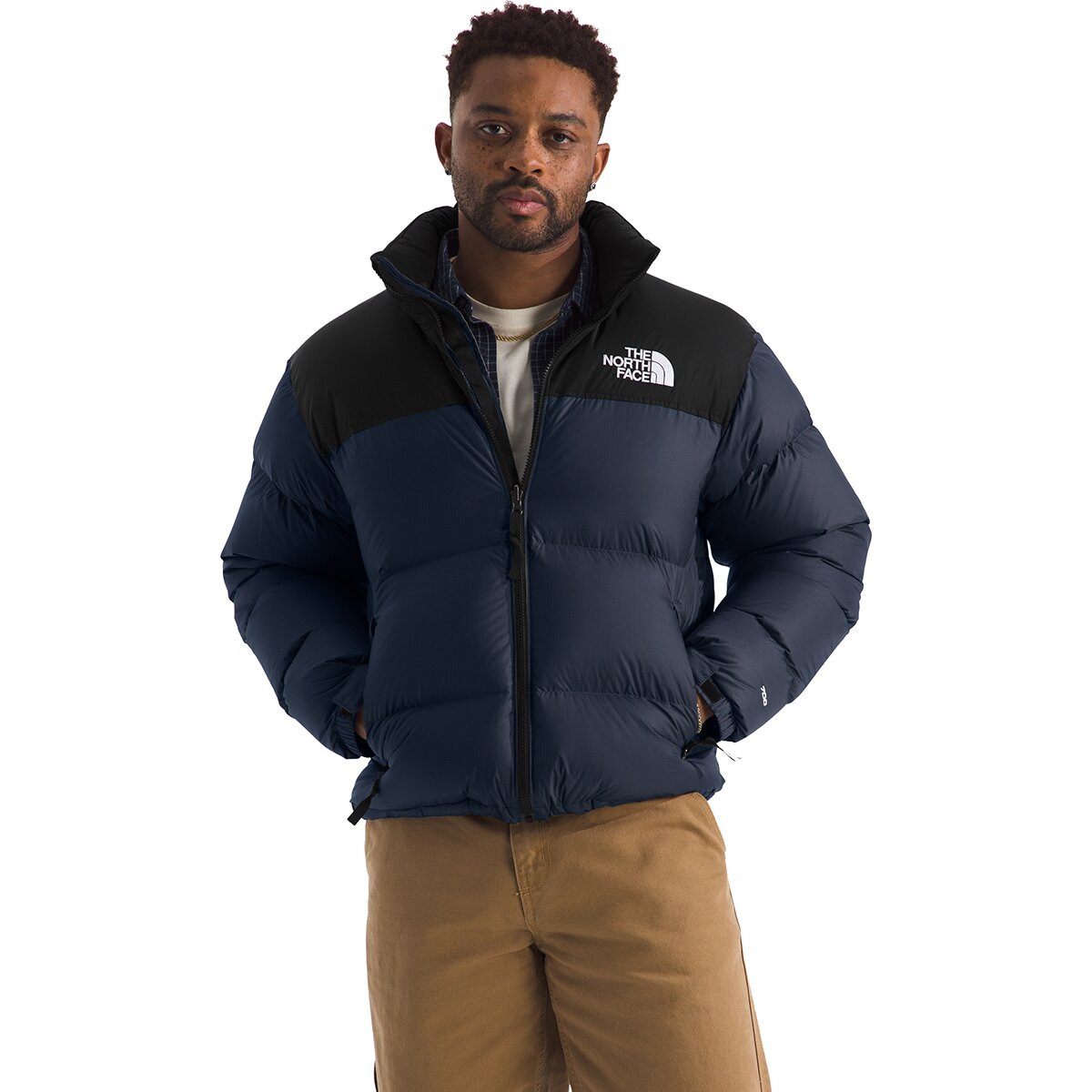 Image of The North Face 1996 Retro Nuptse Jacket - Men's Summit Navy/TNF Black-Recycled Down, XXS