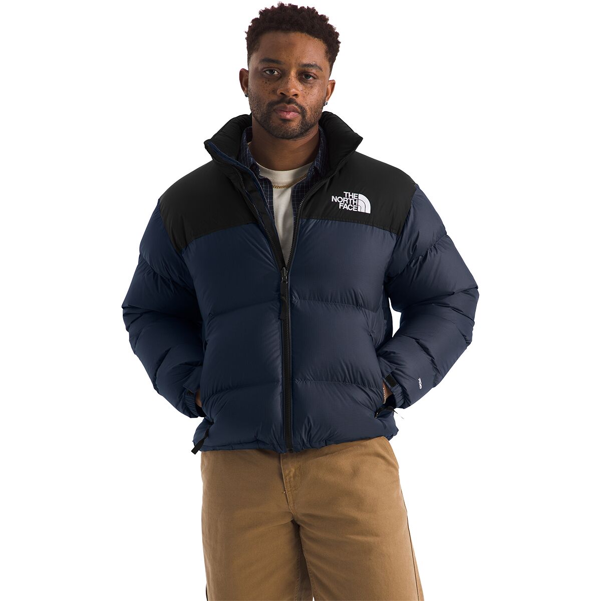 Image of The North Face 1996 Retro Nuptse Jacket - Men's Summit Navy/TNF Black/Recycled Down, XXL