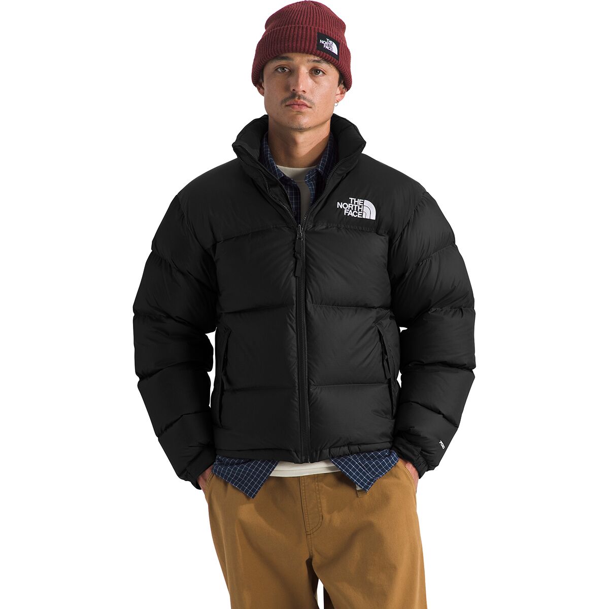 Image of The North Face 1996 Retro Nuptse Jacket - Men's TNF Black/NPF/Recycled Down, XXL