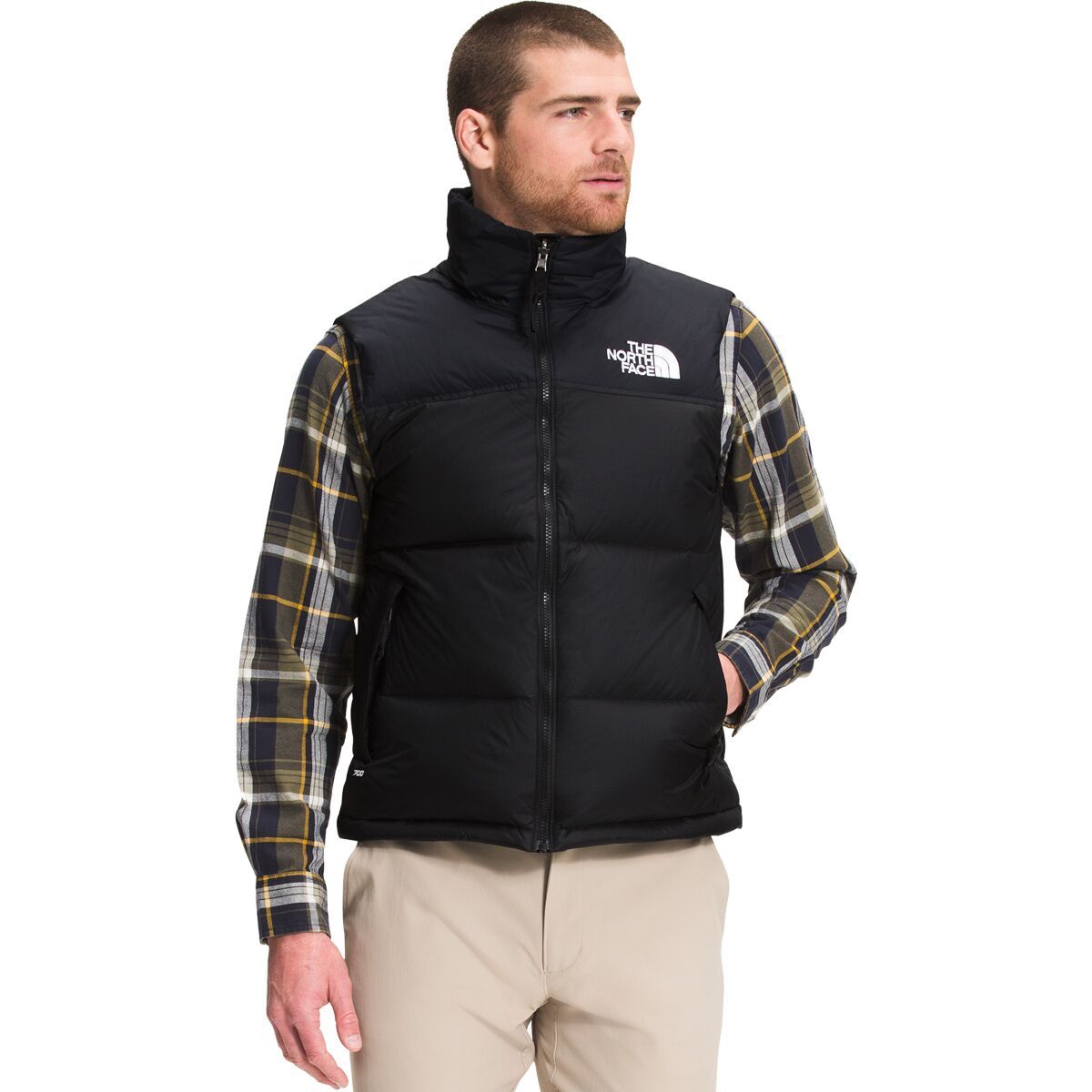 Image of The North Face 1996 Retro Nuptse Vest - Men's Recycled TNF Black, 3XL
