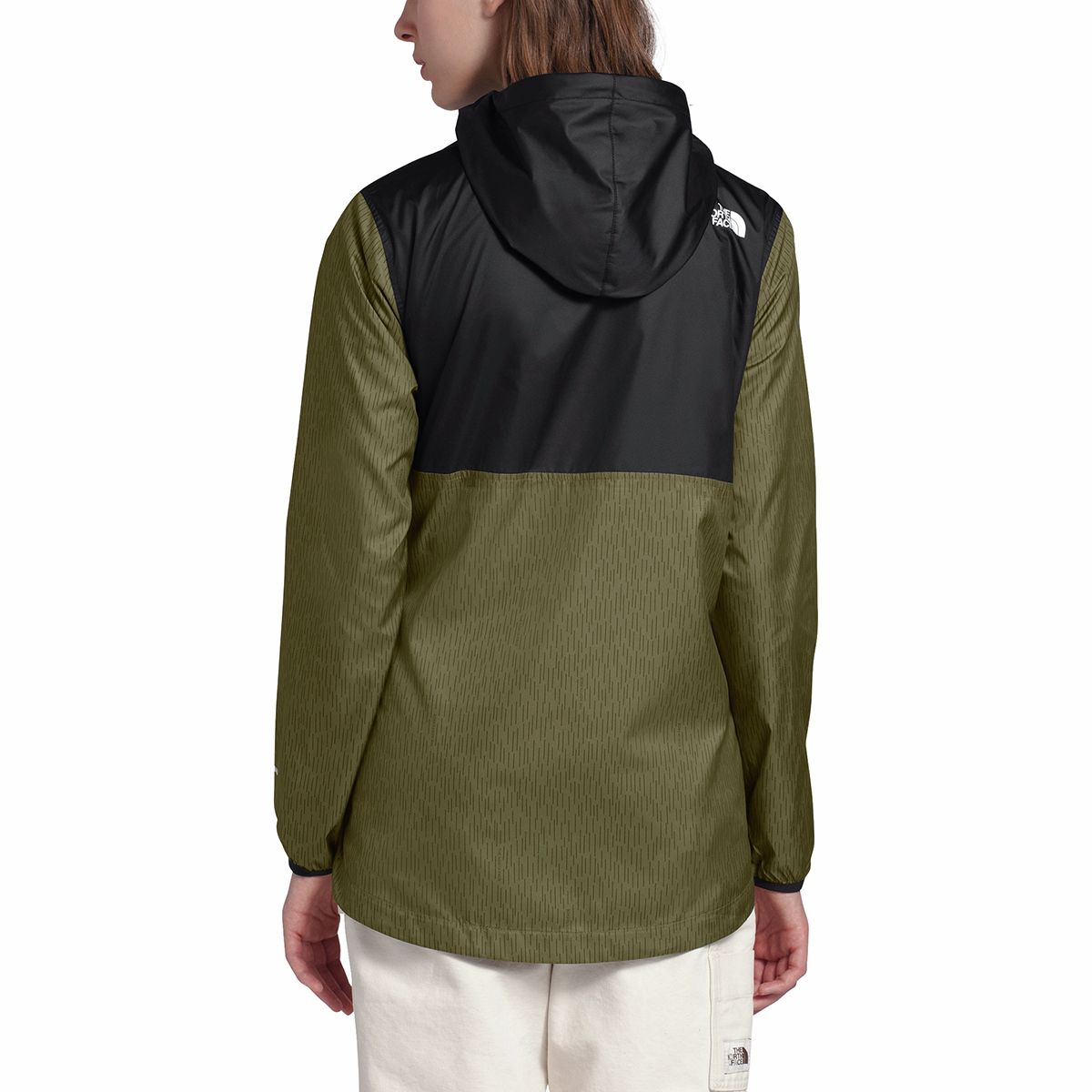 north face printed fanorak