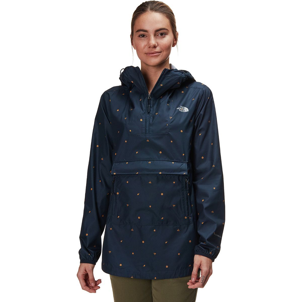 the north face printed fanorak