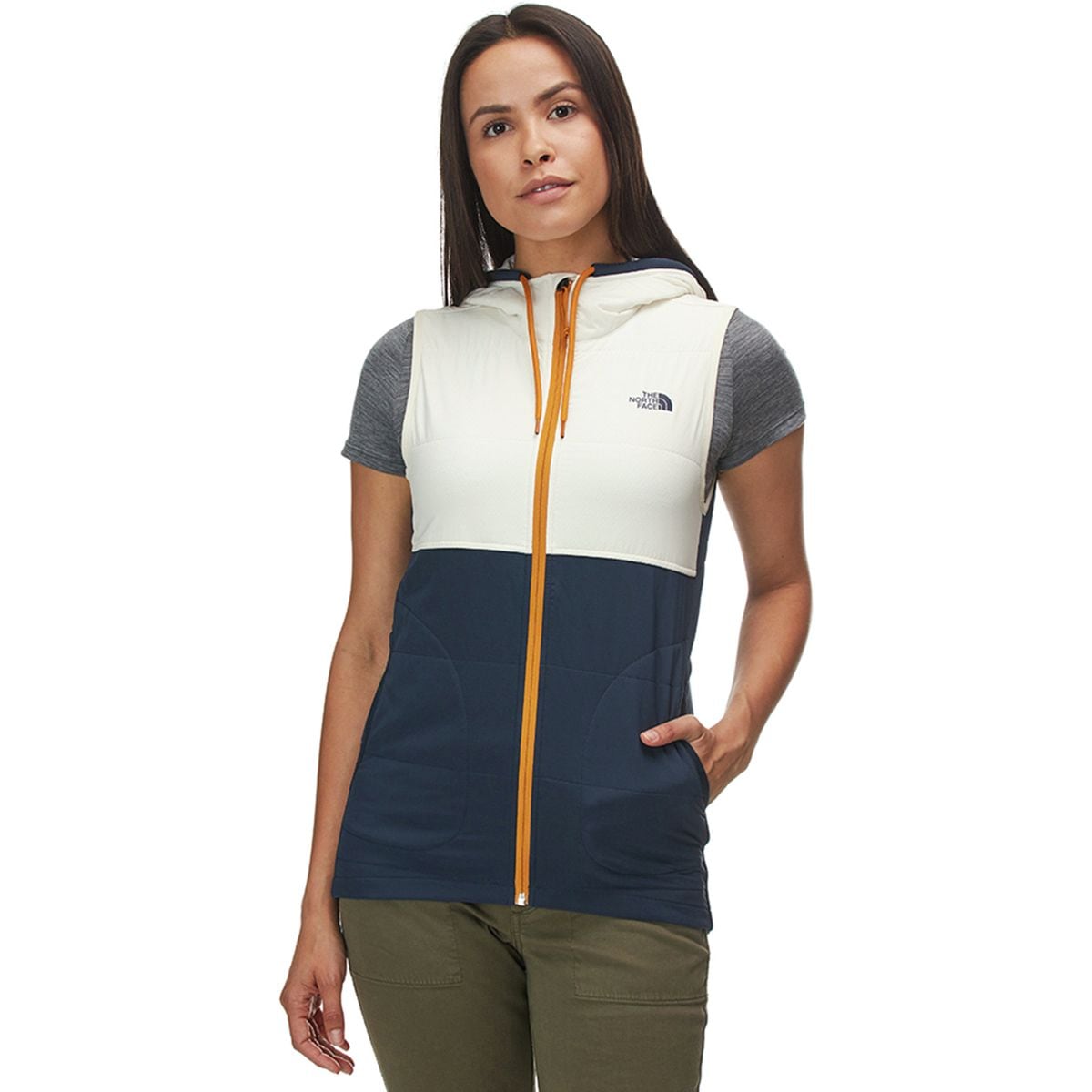 the north face mountain sweatshirt hooded vest