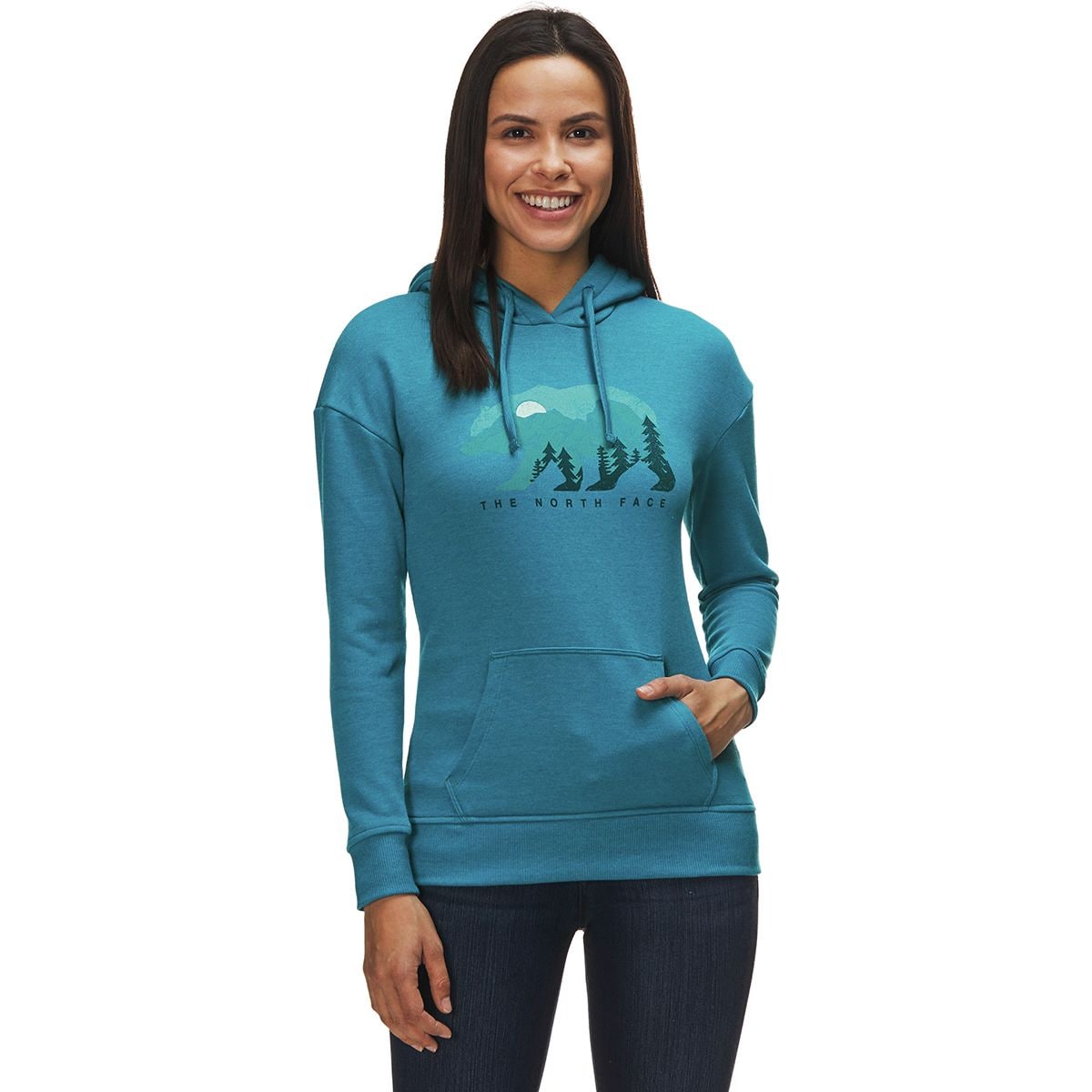 north face tri blend hoodie women's