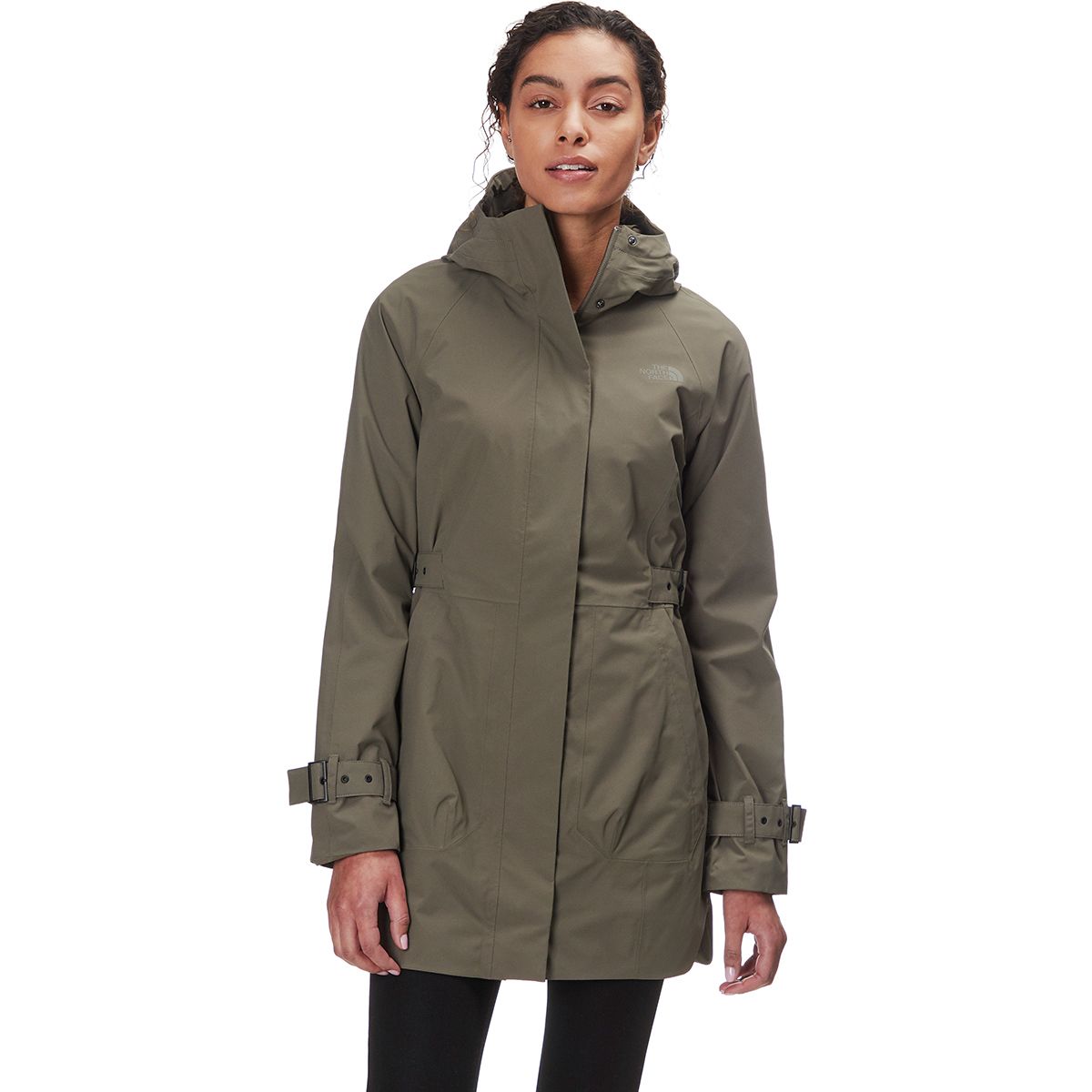 the north face city breeze rain trench 