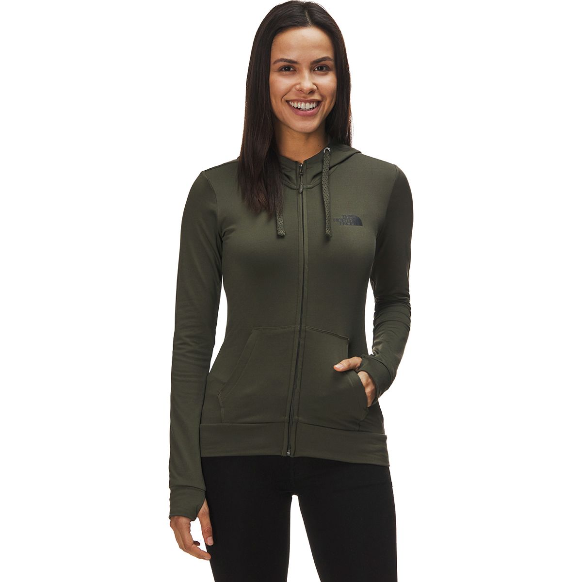 north face women's fave full zip hoodie