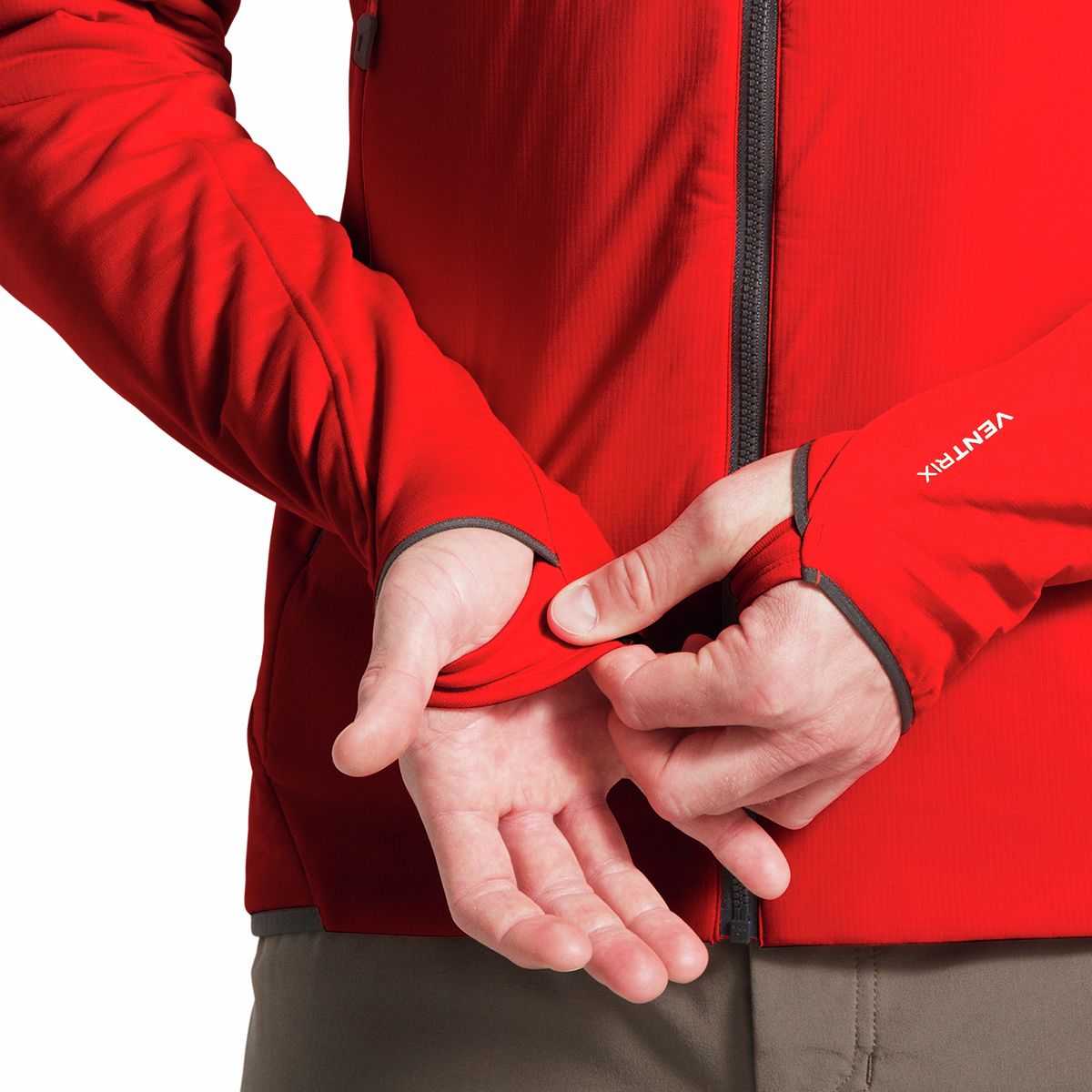 Ventrix light fleece hybrid hoodie top