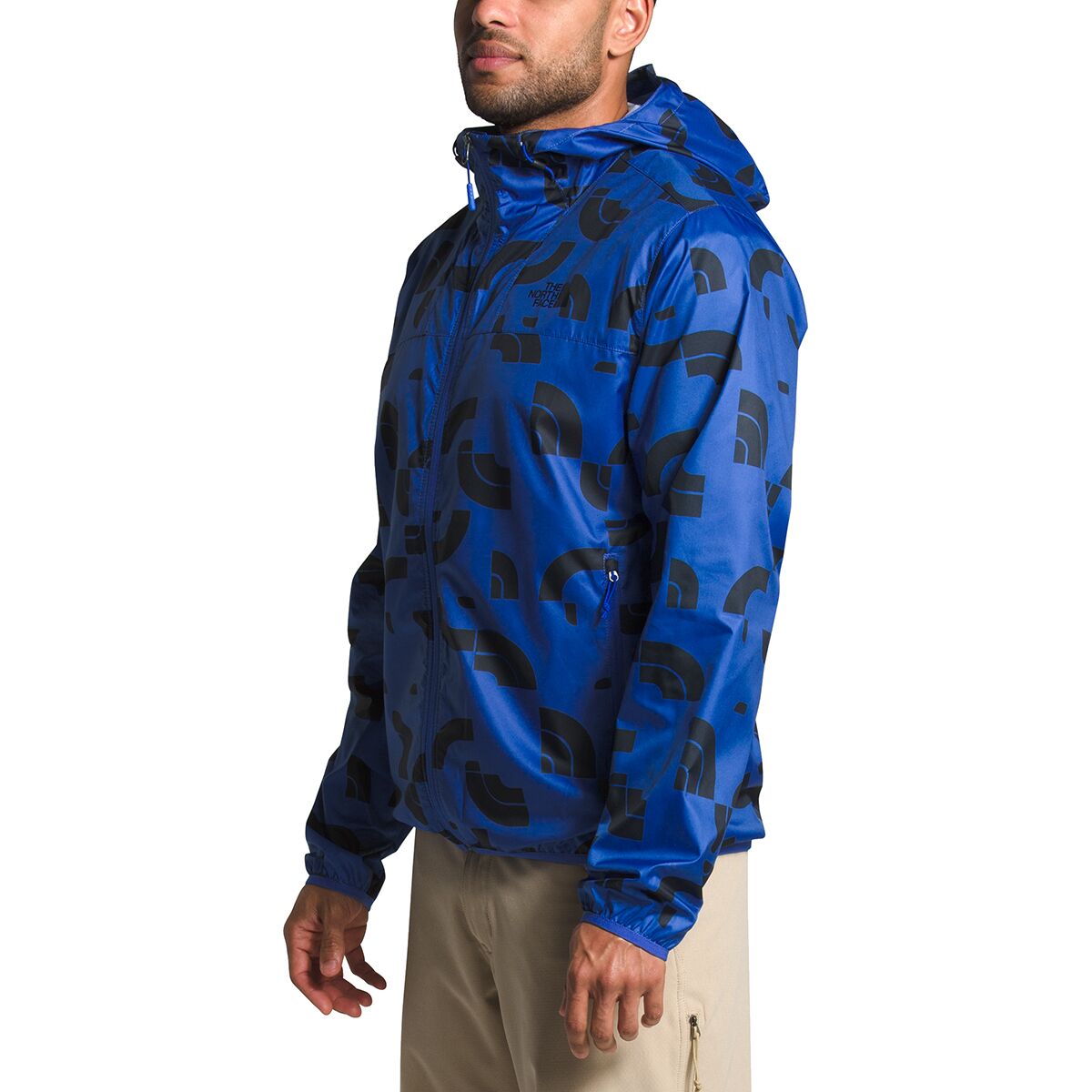 north face printed cyclone hoodie