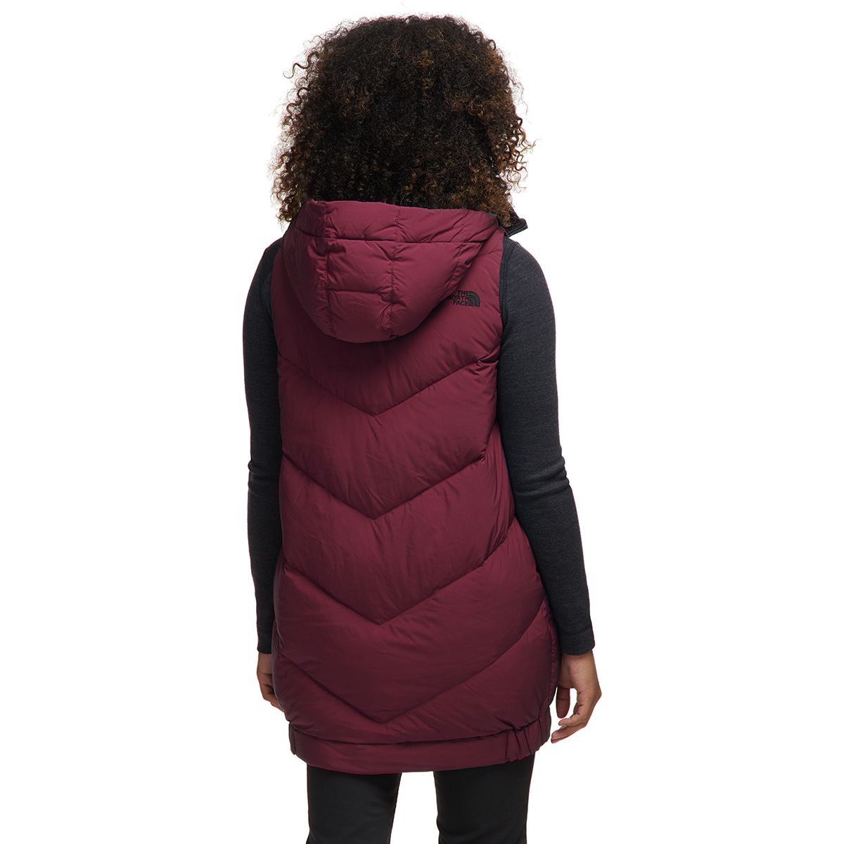 North face outlet long vest
