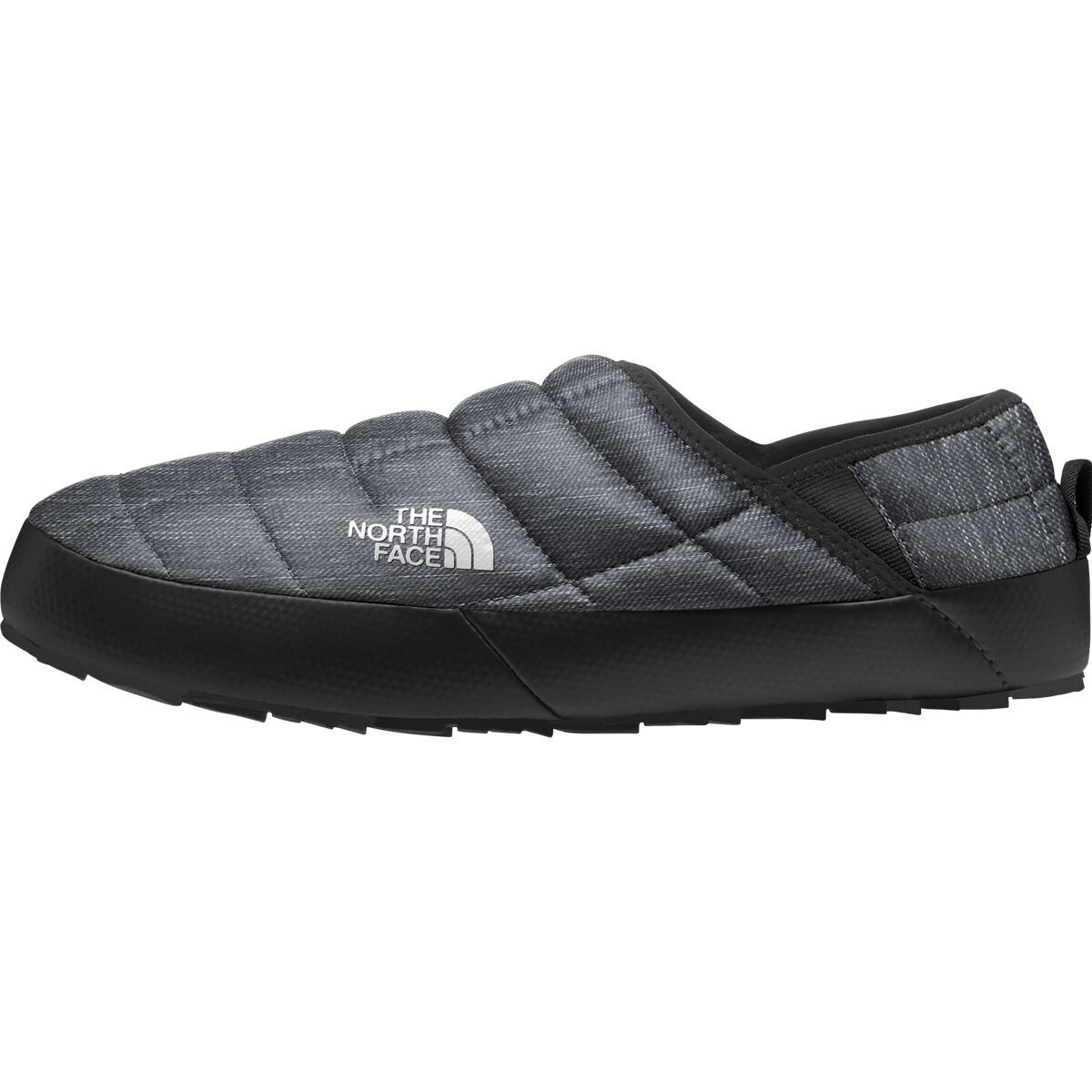 Image of The North Face ThermoBall Traction Mule V Bootie - Men's Phantom Grey Heather Print/TNF Black, 7.0