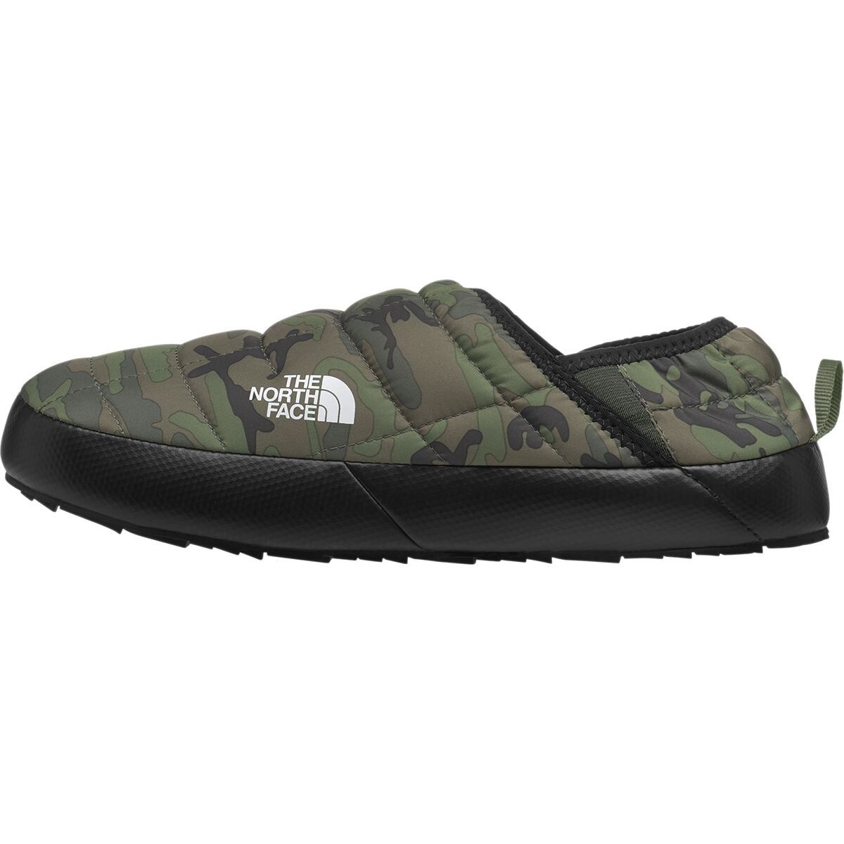 Image of The North Face ThermoBall Traction Mule V Bootie - Men's Thyme Brushwood Camo Print/Thyme, 7.0