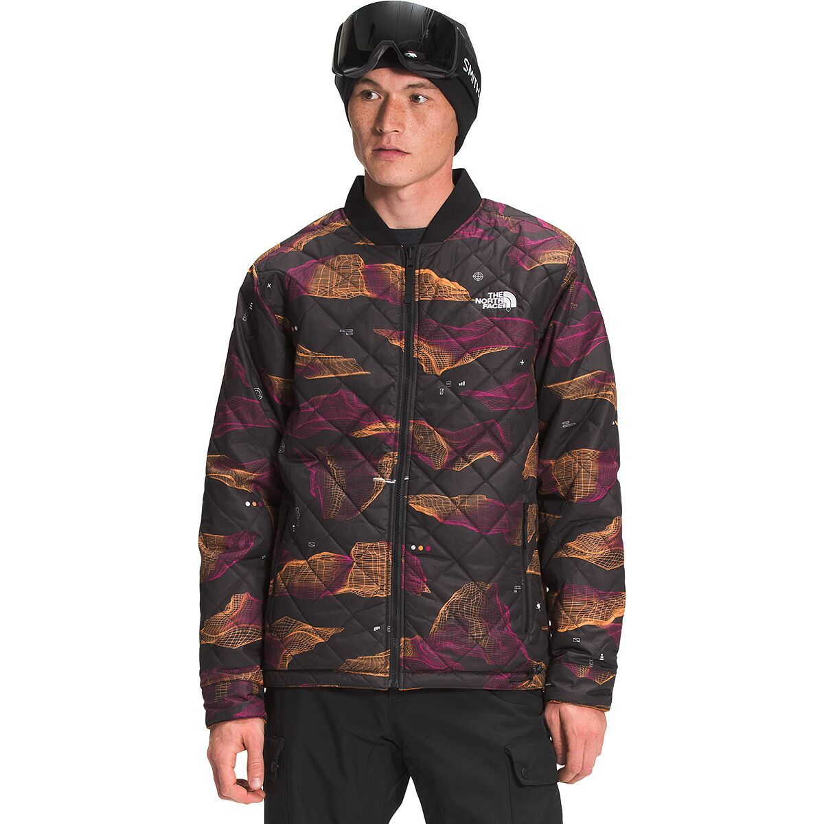 The North Face Jester Jacket - Men's TNF Black Binary Half Dome Print, XL