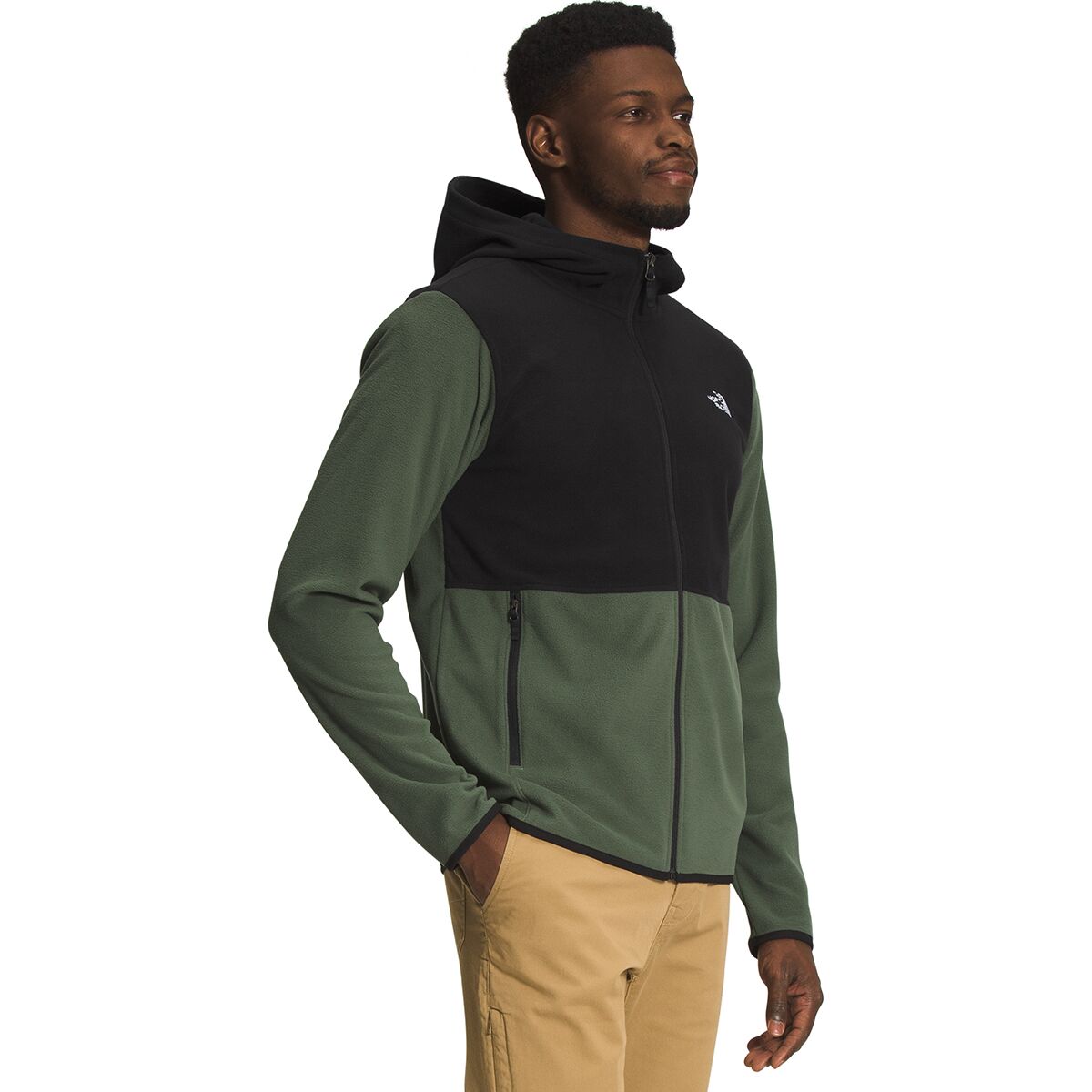 The North Face TKA Glacier Full Zip Hooded Fleece Jacket Men s