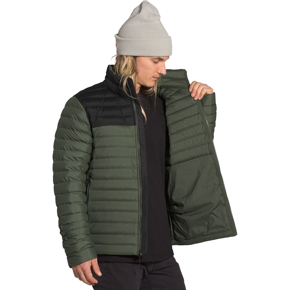 north face stretch down jacket mens