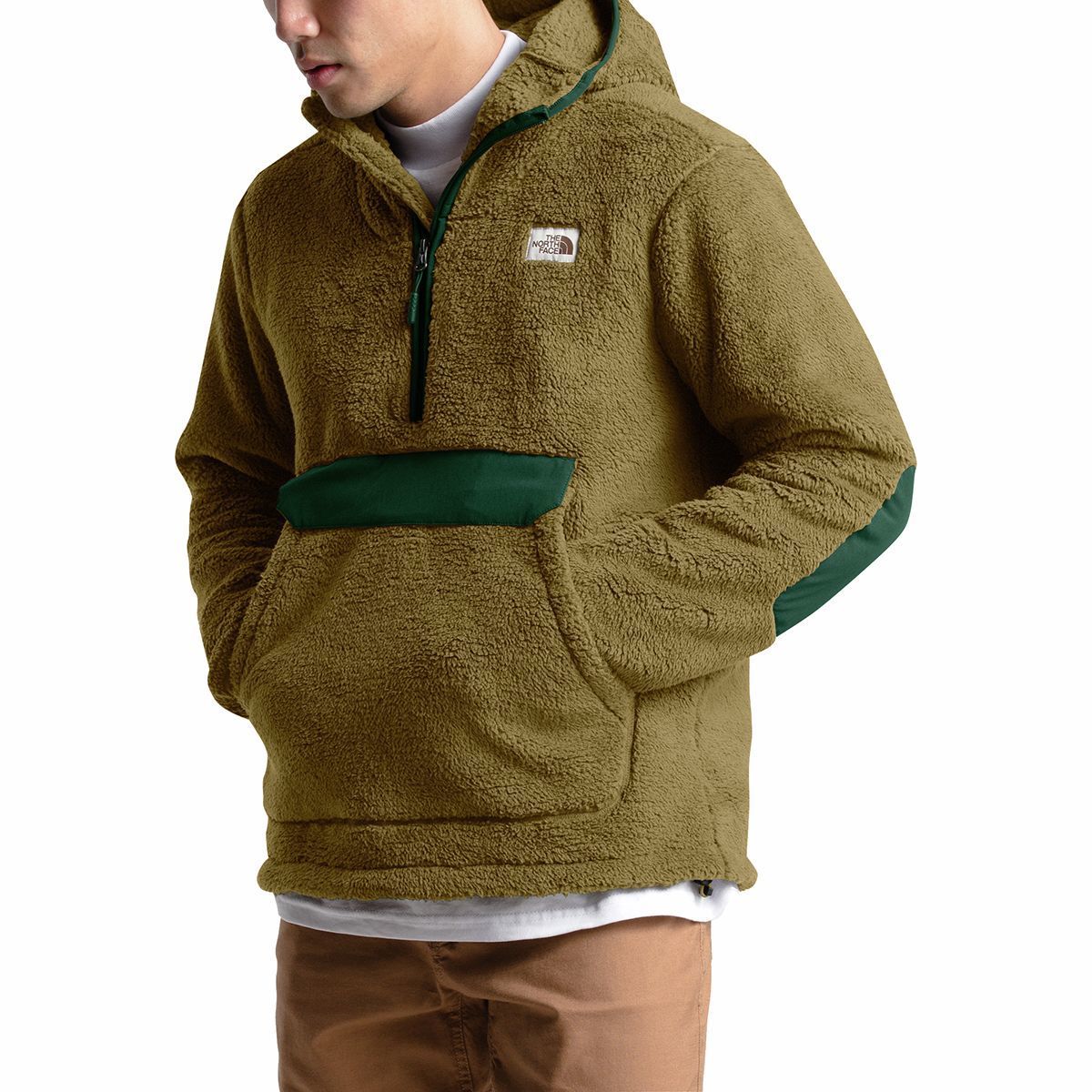 The North Face Black Campshire Pullover Hoodie Sherpa Fleece Hoodie ...