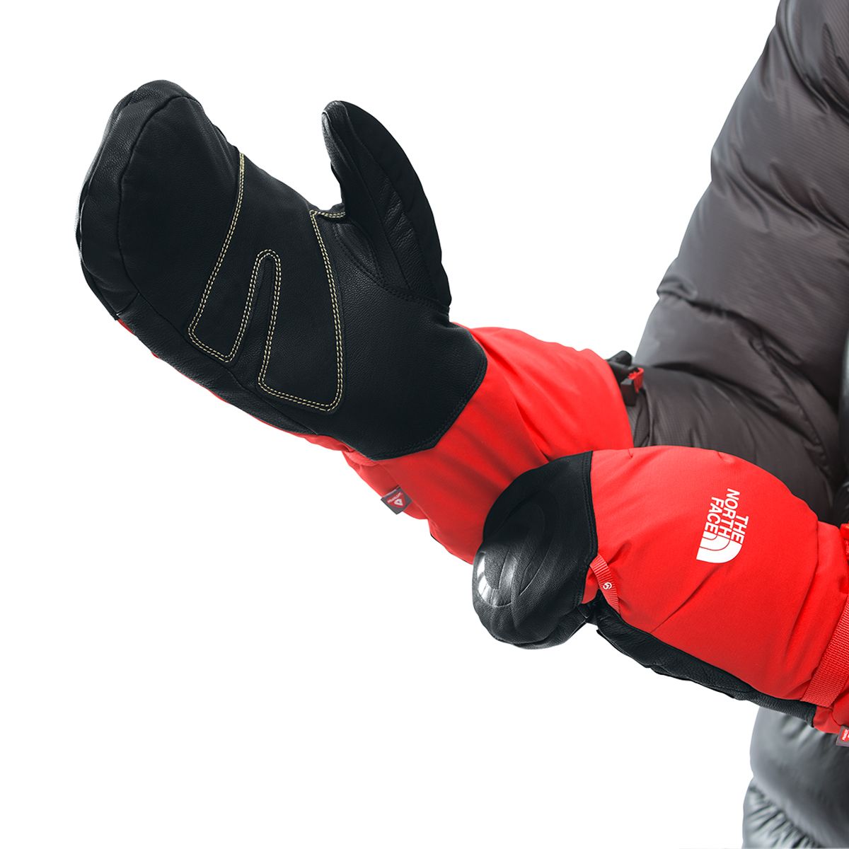 north face summit belay mitts