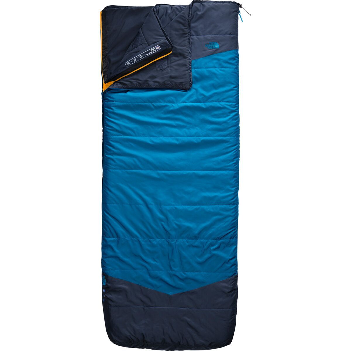Image of The North Face Dolomite One Sleeping Bag: 15F Synthetic Hyper Blue/Radiant Yellow/NPF, Long