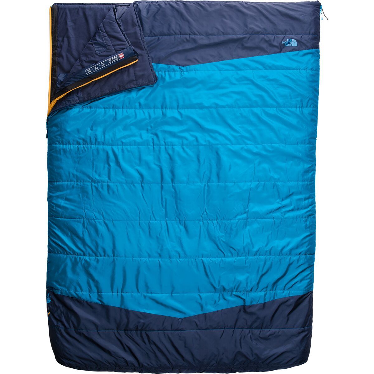 Image of The North Face Dolomite One Double Sleeping Bag: 15F Synthetic Hyper Blue/Radiant Yellow/NPF, Regular