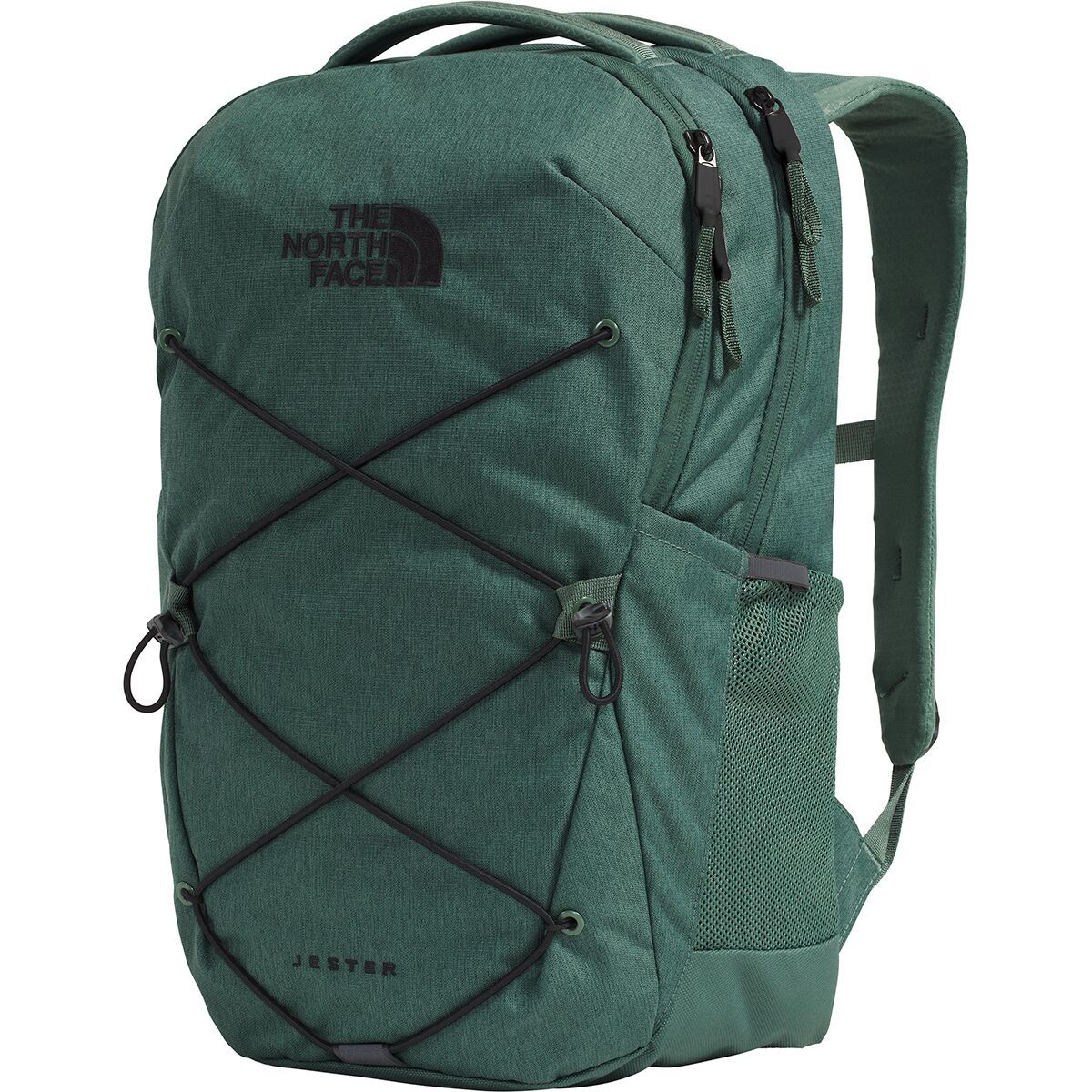 Image of The North Face Jester 27.5L Backpack Duck Green Dark Heather/TNF Black, One Size