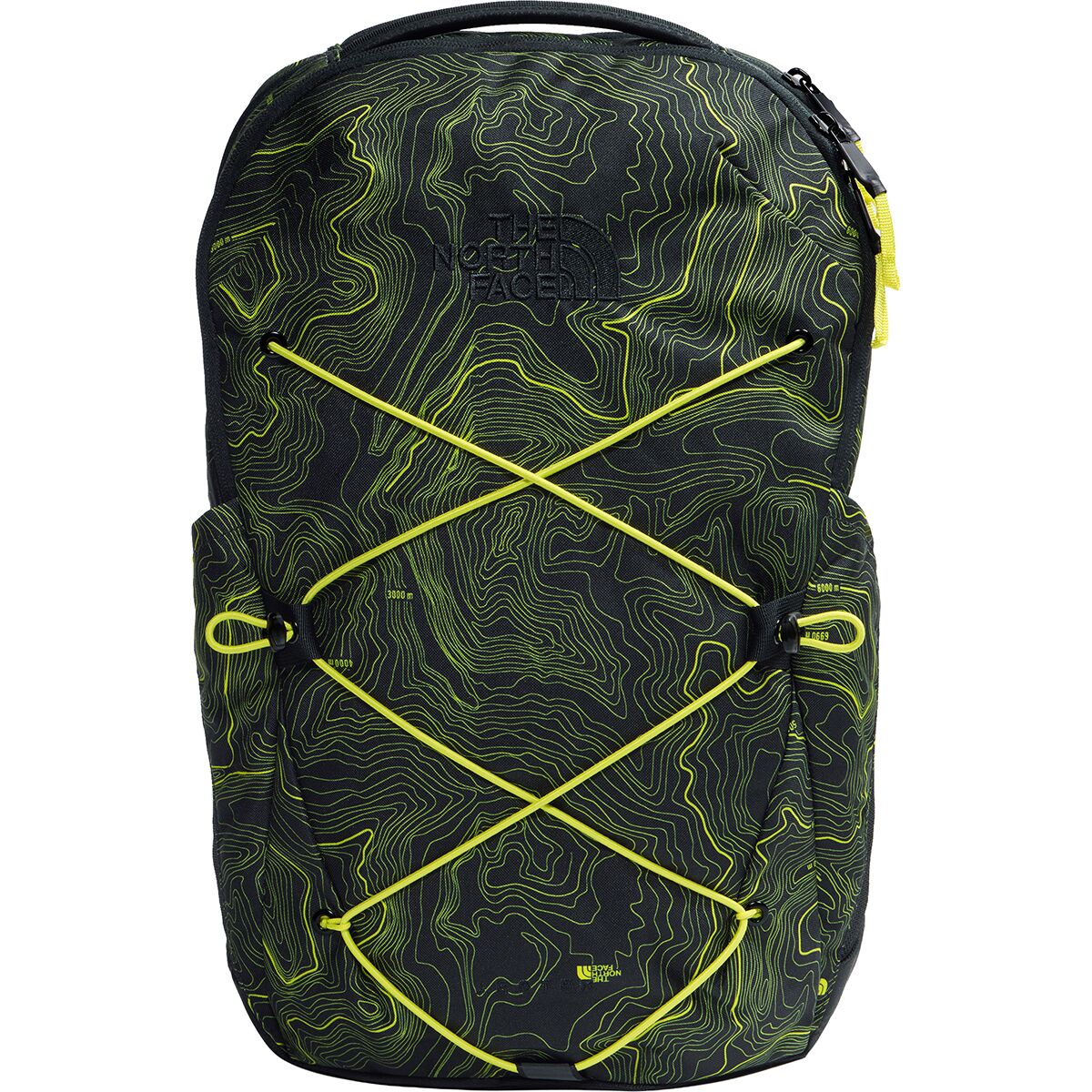 Image of The North Face Jester 27.5L Backpack Sun Yellow TNF Topo Print/TNF Black, One Size