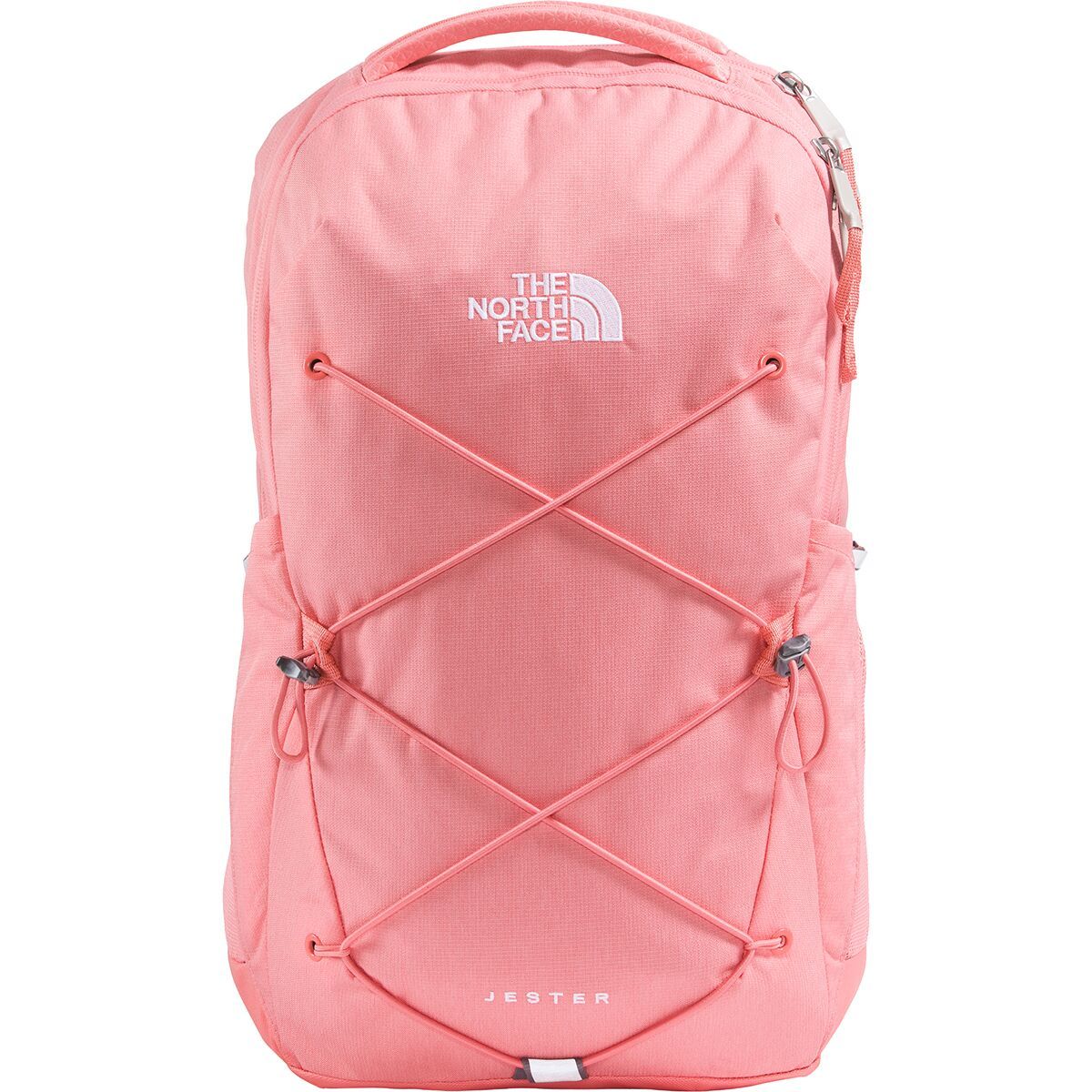 Image of The North Face Jester 27L Backpack - Women's Coral Crush Light Heather/Coral Crush, One Size