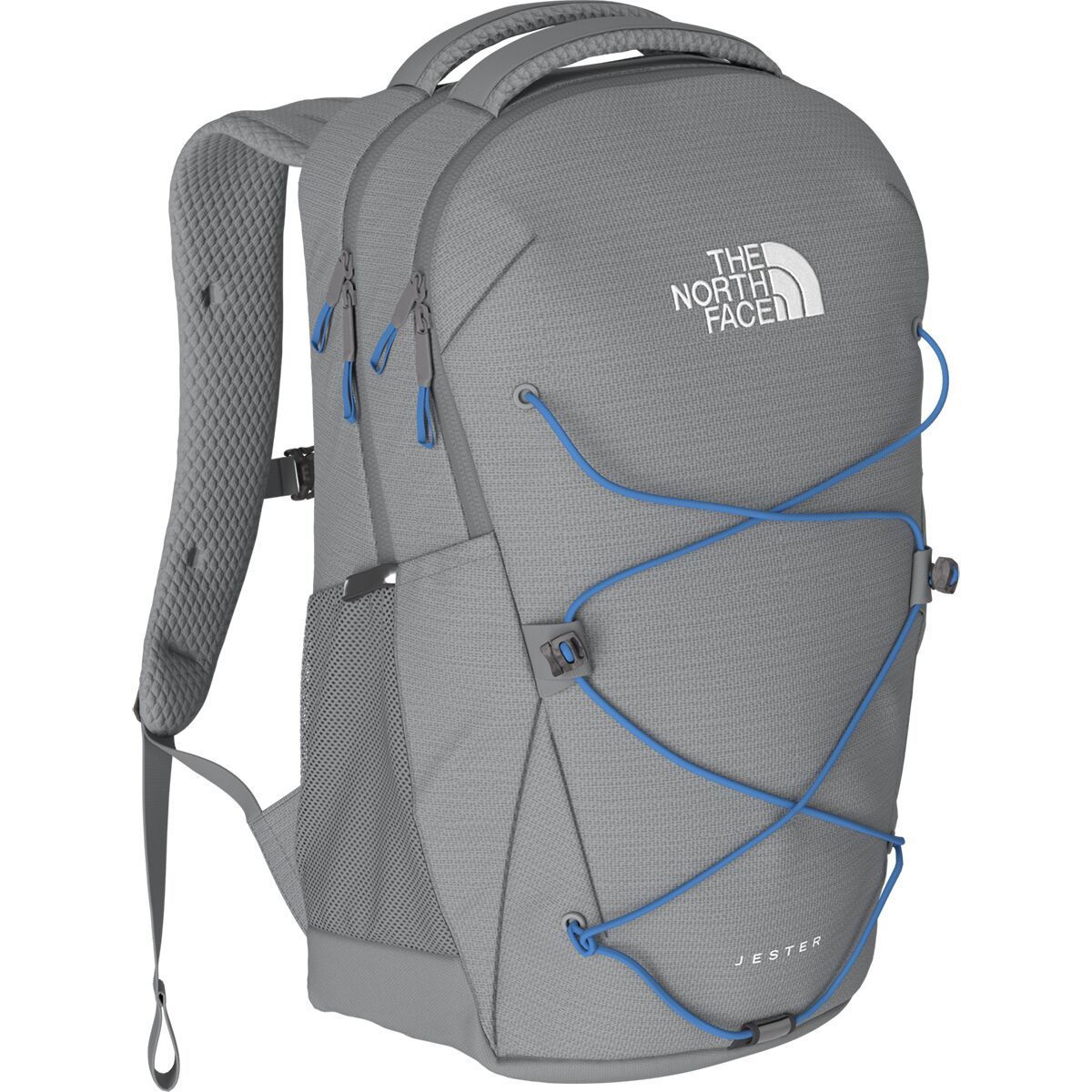 Image of The North Face Jester 27L Backpack - Women's Concrete Light Heather/Marina Blue, One Size