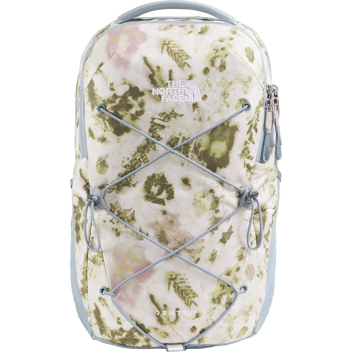 Image of The North Face Jester 27L Backpack - Women's Desert Stone Floral Dye Print/Frost Grey, One Size