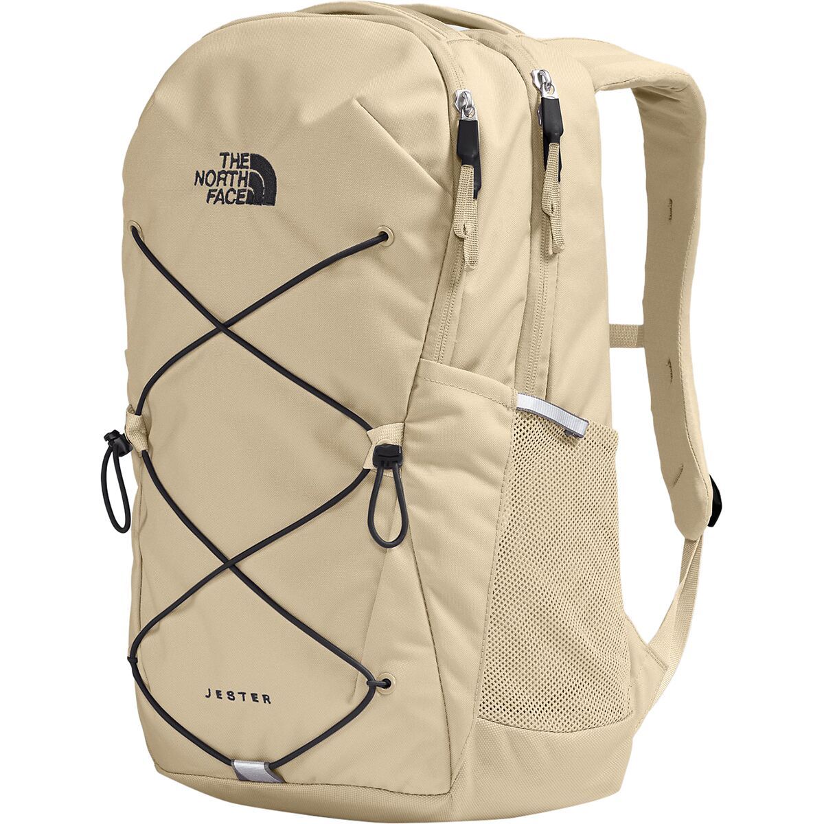 Image of The North Face Jester 27L Backpack - Women's Gravel/TNF Black, One Size