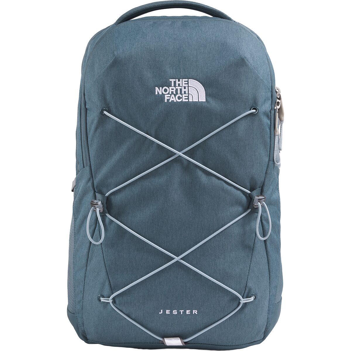 Image of The North Face Jester 27L Backpack - Women's Granite Grey Light Heather/Frost Grey, One Size
