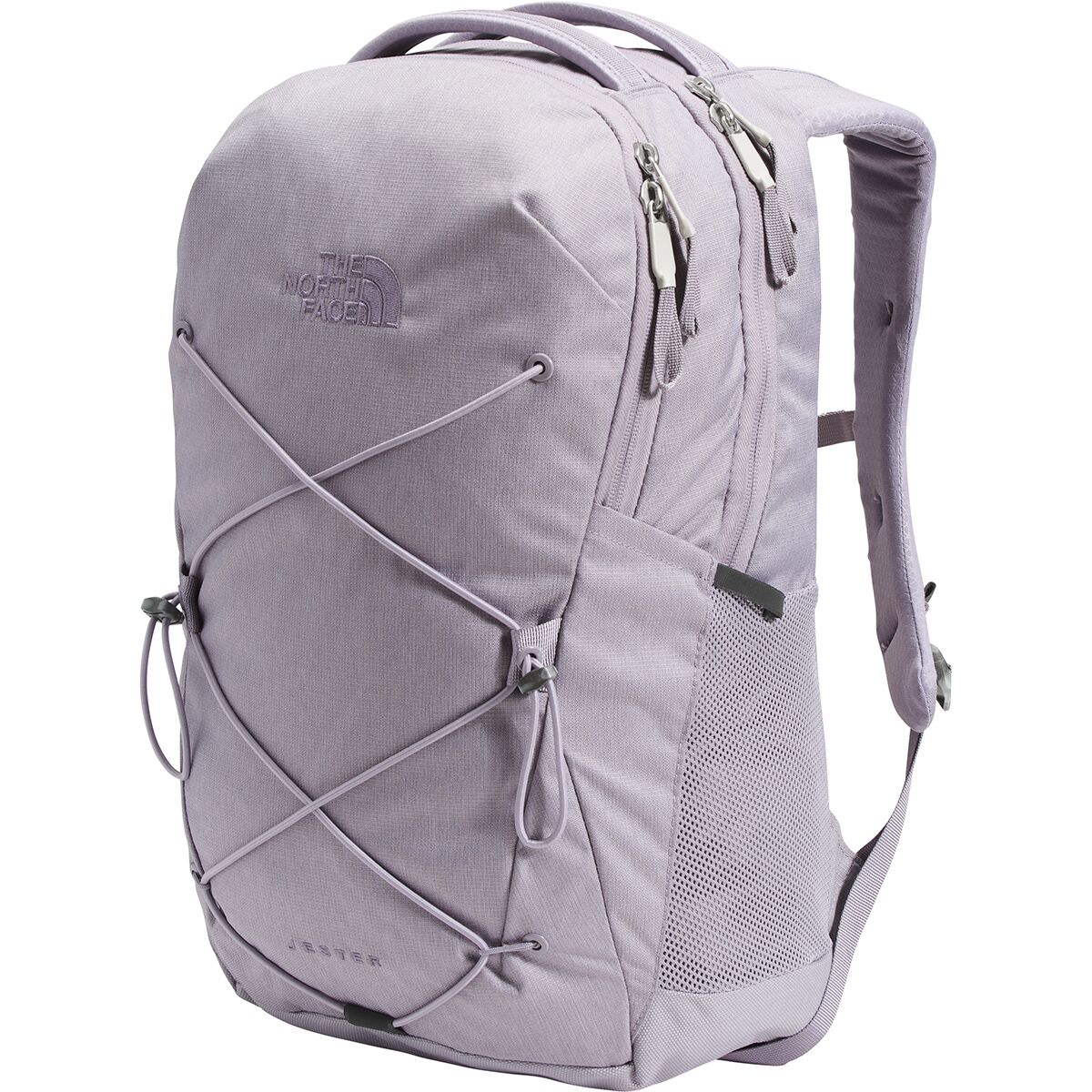 Image of The North Face Jester 22L Backpack - Women's Minimal Grey Dark Heather/Minimal Grey, One Size