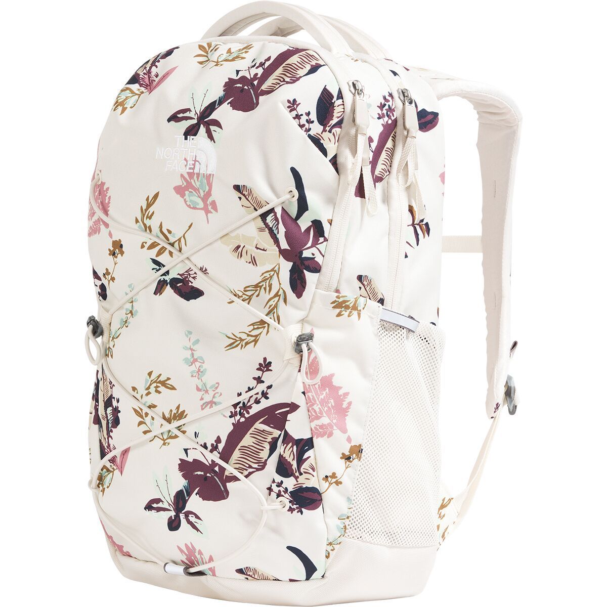 Image of The North Face Jester 27L Backpack - Women's White Dune Leaf Toss Print, One Size