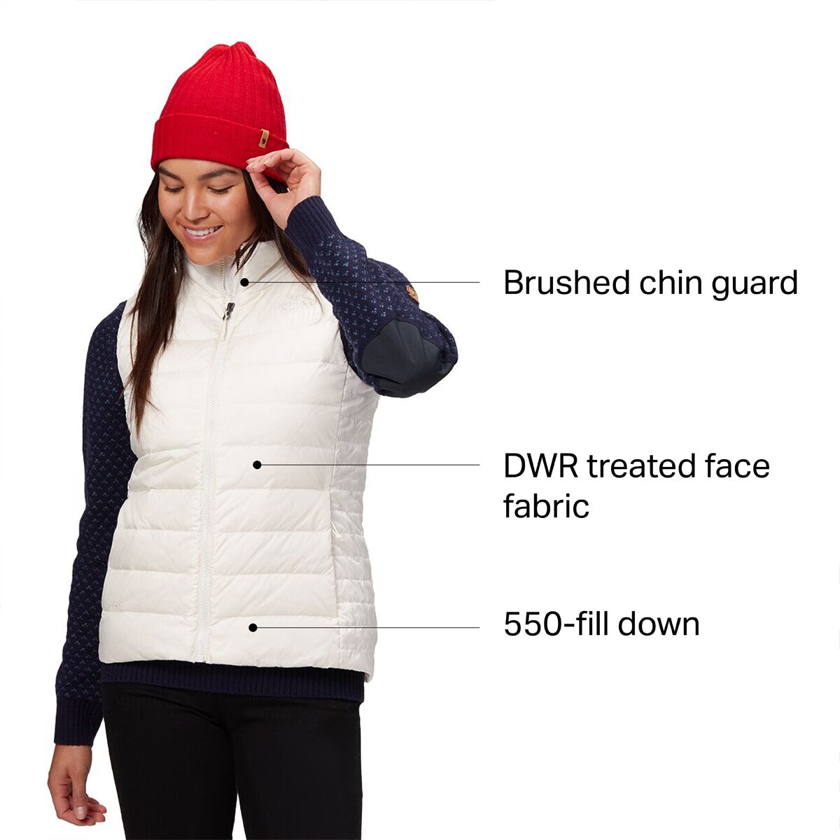 The North Face Aconcagua II Down Vest Women s Clothing