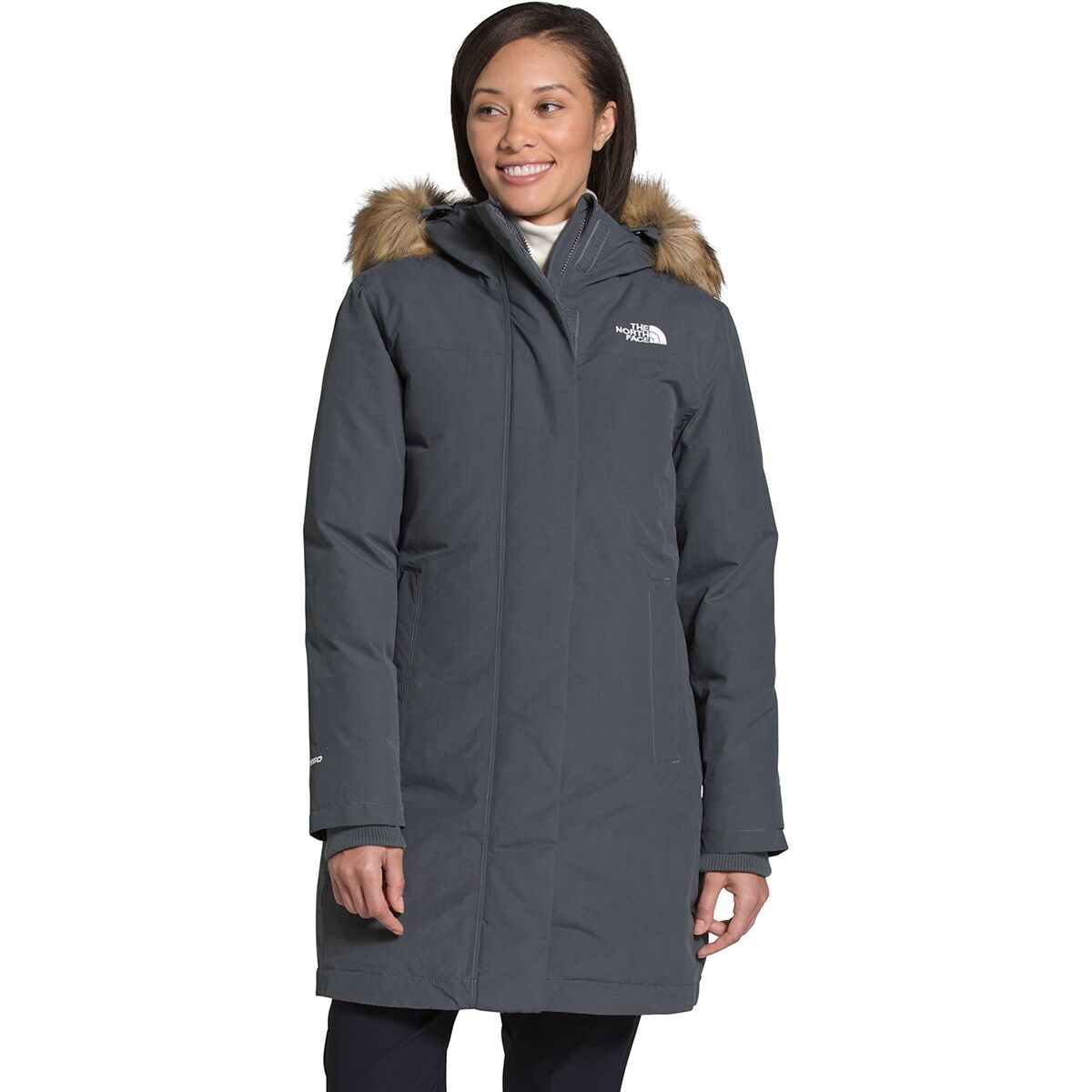 womens arctic parka free shipping the north face on women's arctic parka grey