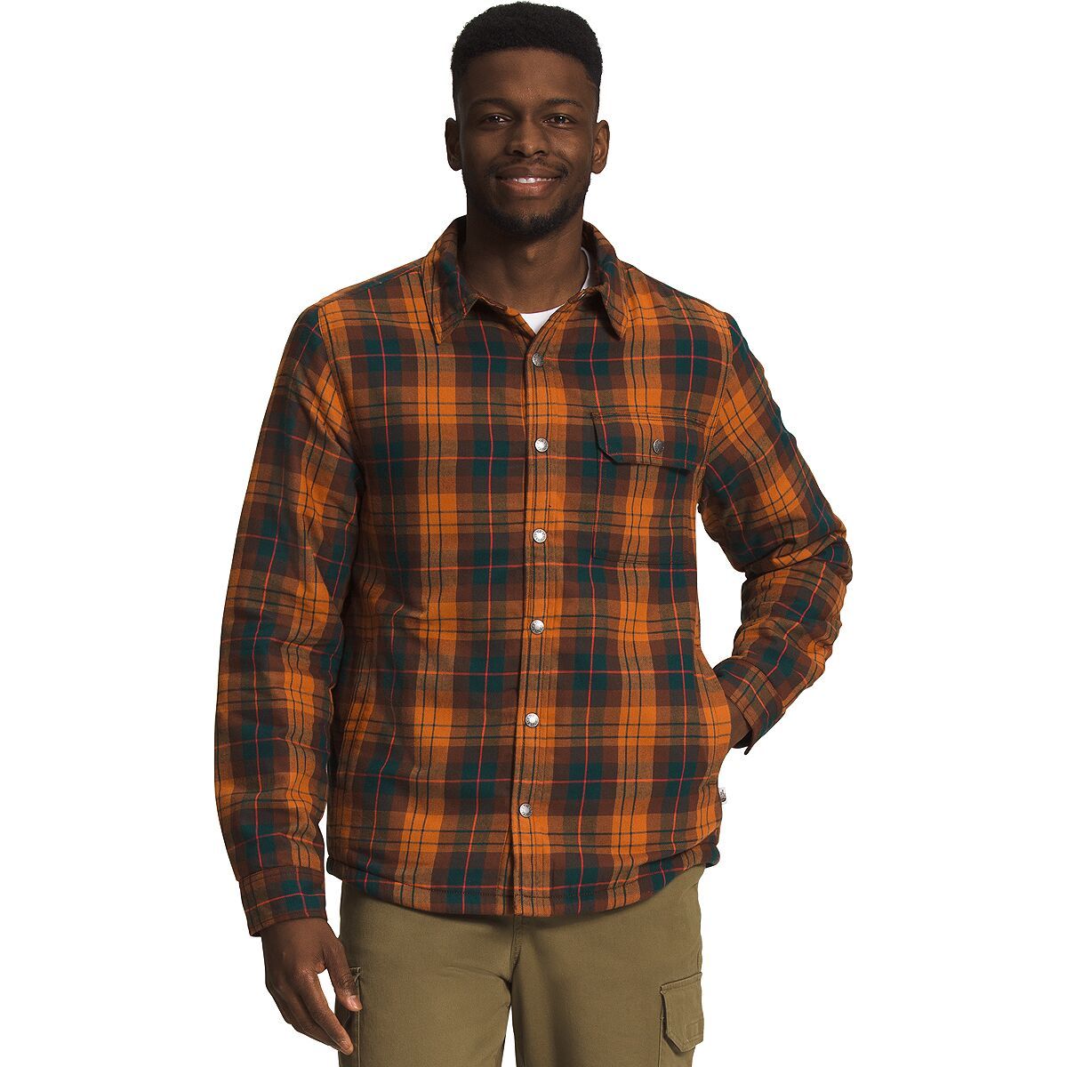 The North Face Campshire Shirt - Men's Leather Brown Medium Icon Plaid 2, XXL