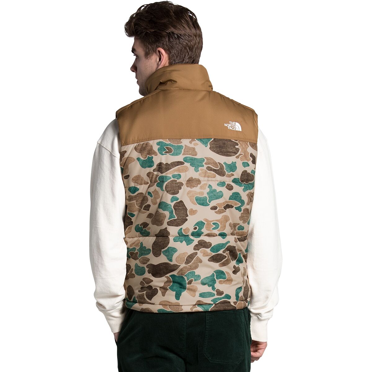 North face vest shop camo