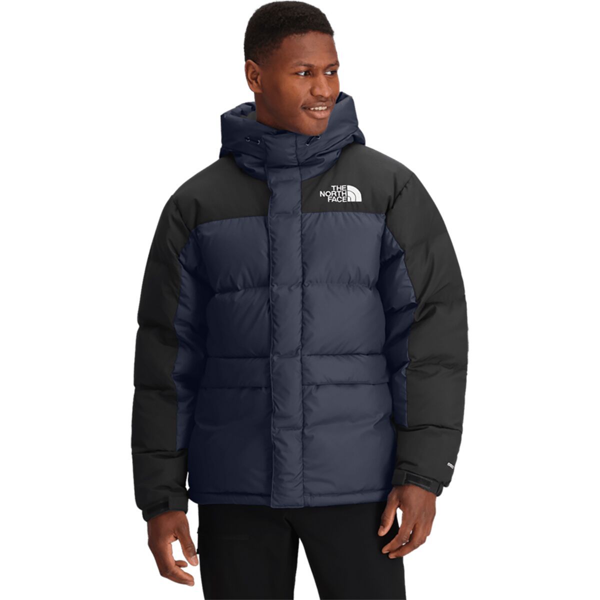 Image of The North Face HMLYN Down Parka - Men's Summit Navy/TNF Black, XL