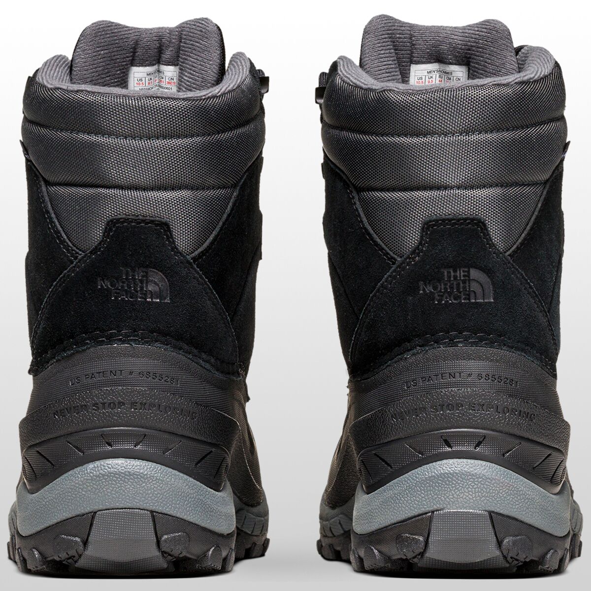 The North Face Chilkat IV Mens 10.5 Waterproof Winter Boots Grey Black NF0A4OAF The North Face Chilkat IV Boot - Men main image 4