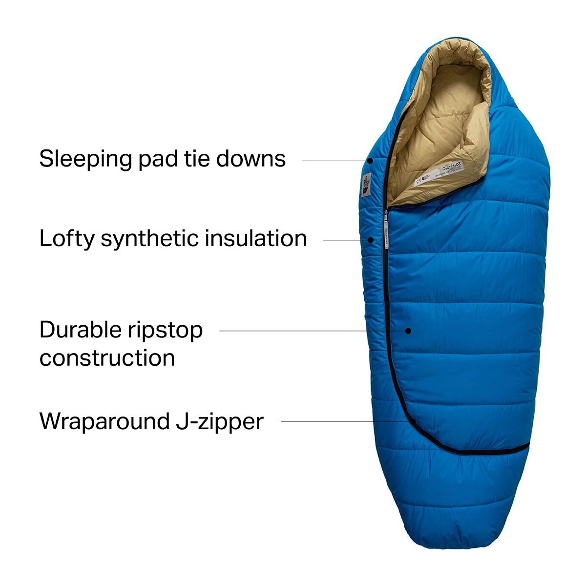 The North Face Eco Trail Sleeping Bag: 20F Synthetic - Kids' - Kids