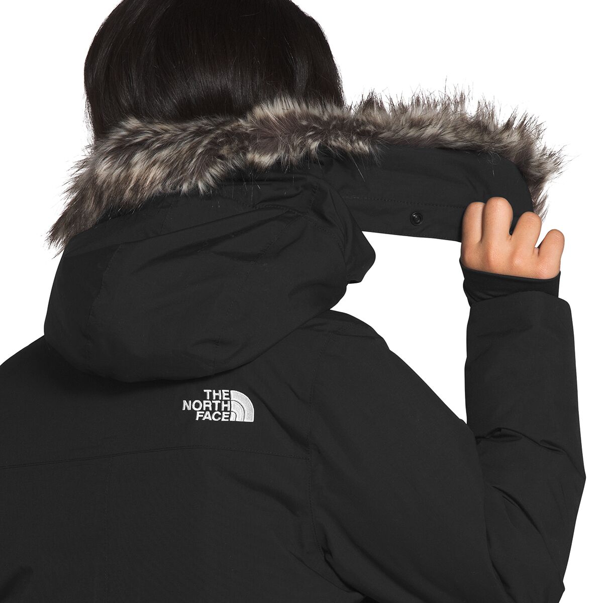north face arctic swirl down parka