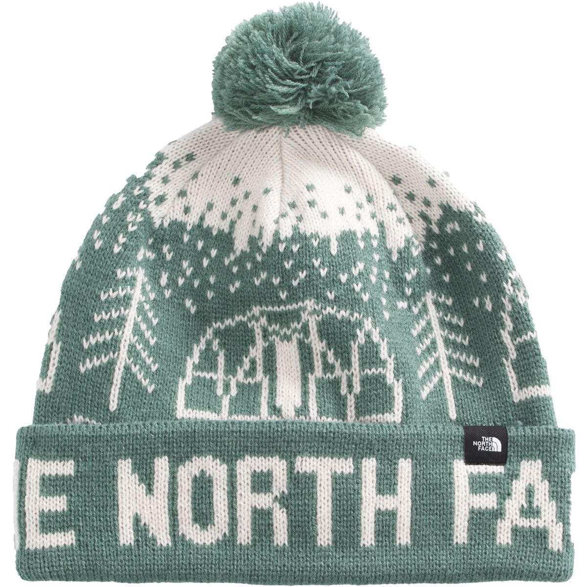 The North Face Fair Isle Pom Beanie