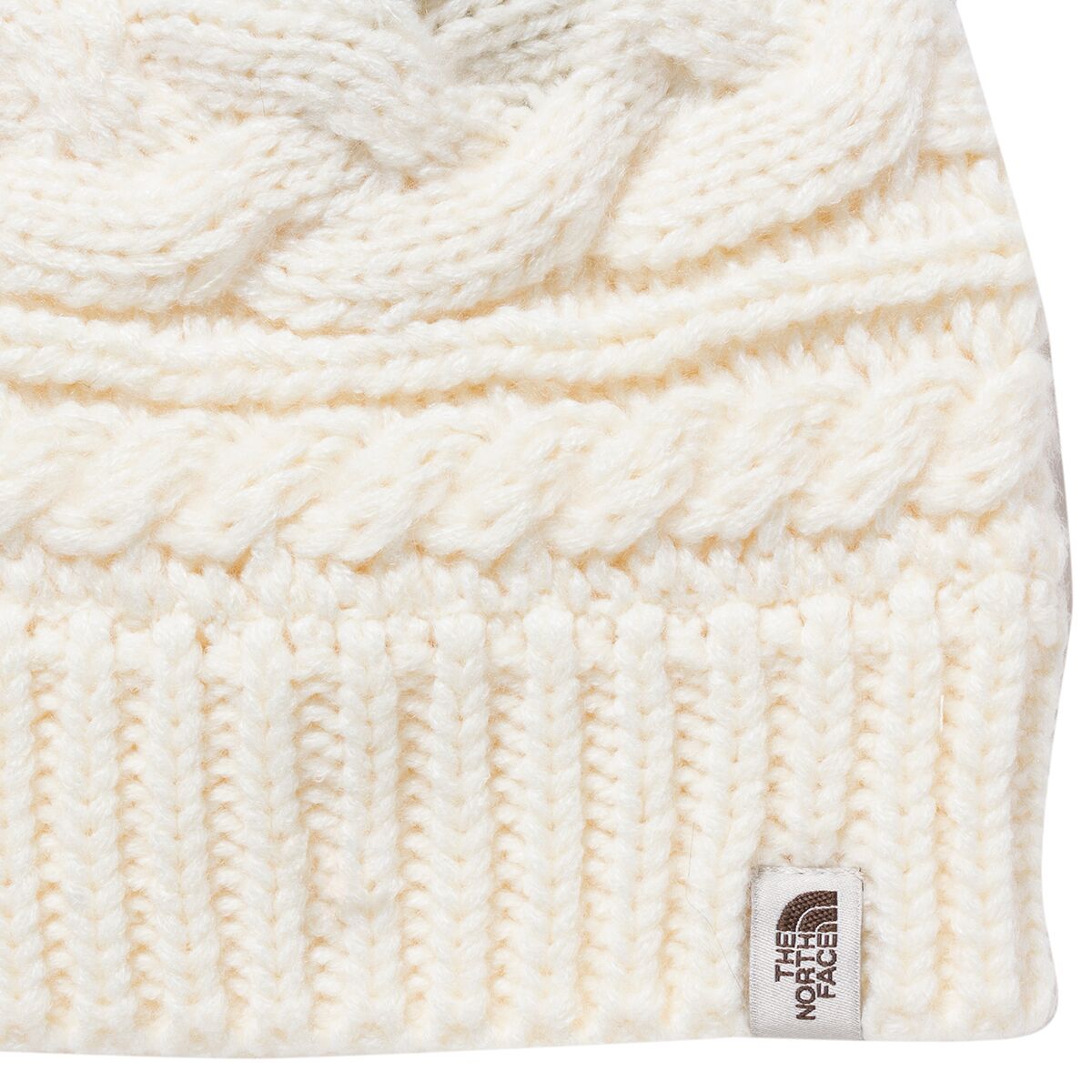 The North Face Triple Cable Fur Pom Beanie Women s Accessories