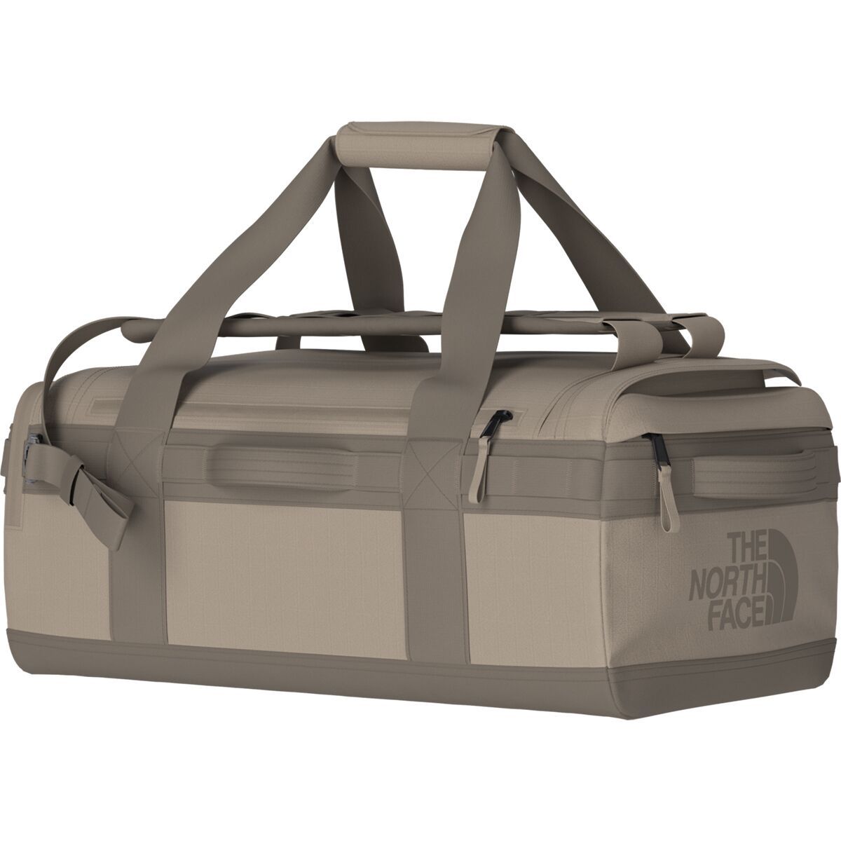 The North Face Base Camp Voyager 42L Duffel Bag Mushroom Grey/Mocha Brown