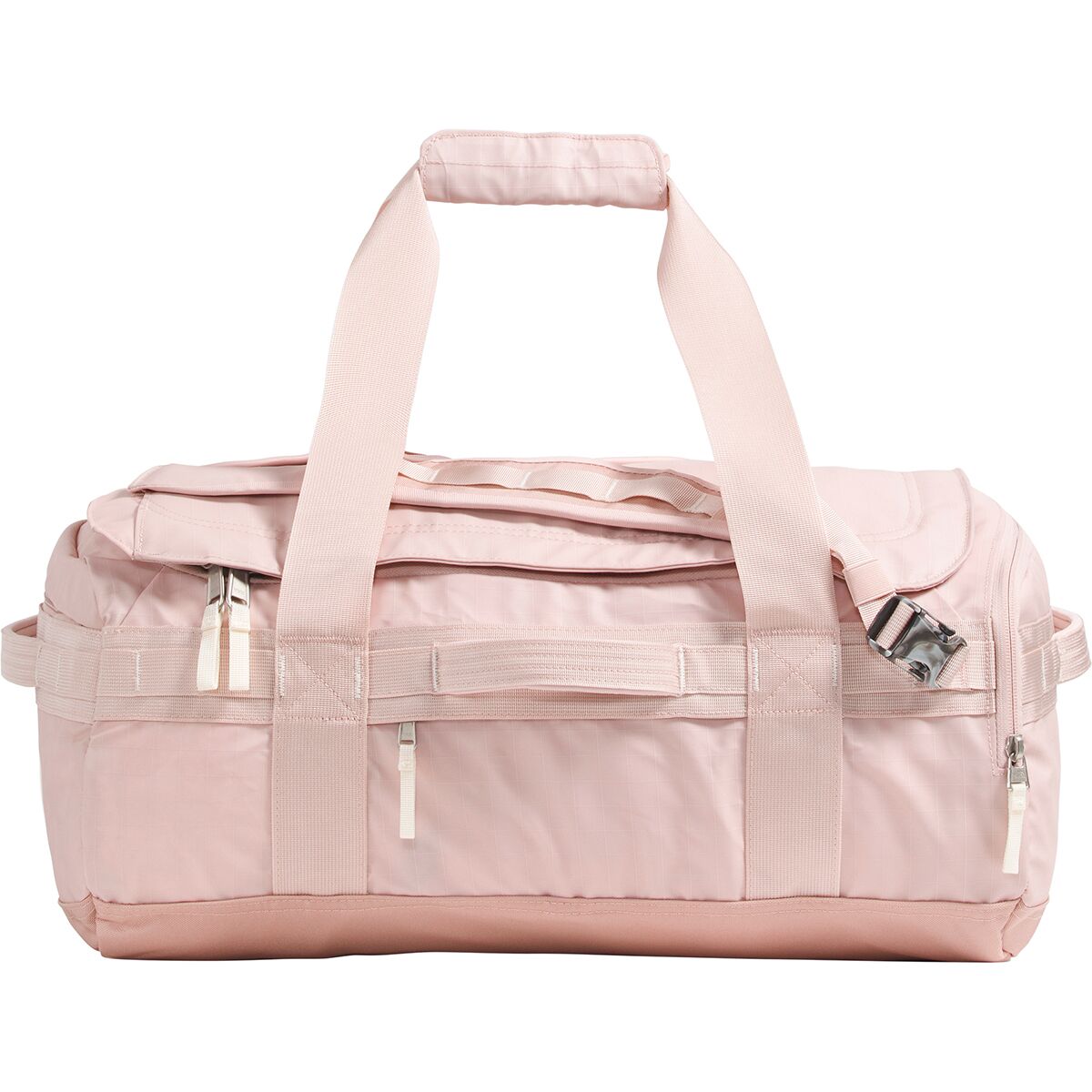 Image of The North Face Base Camp Voyager 42L Duffel Bag Pink Moss/White Dune, One Size