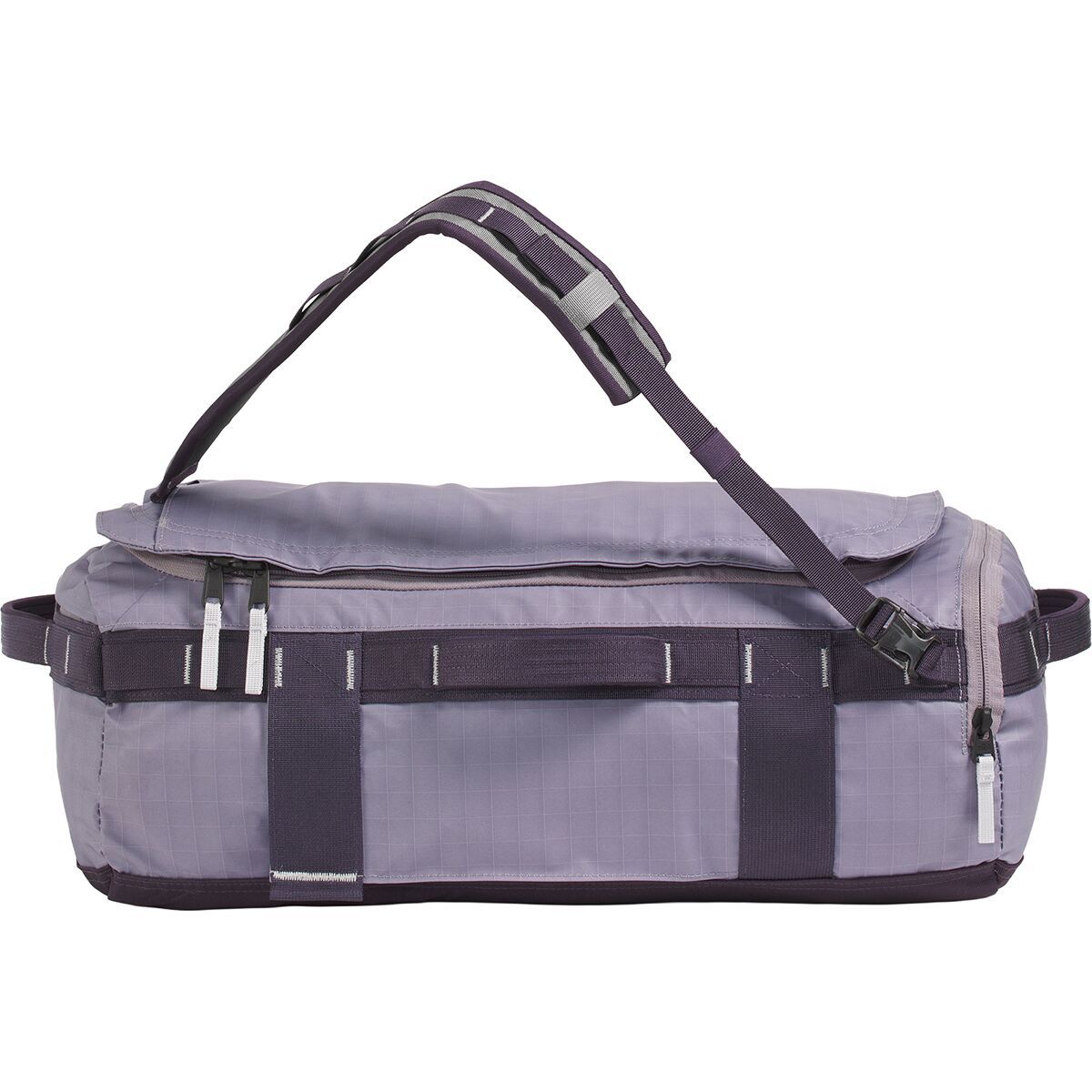 Image of The North Face Base Camp Voyager 32L Duffel Bag Transcendent Grey/Endless Dusk, One Size