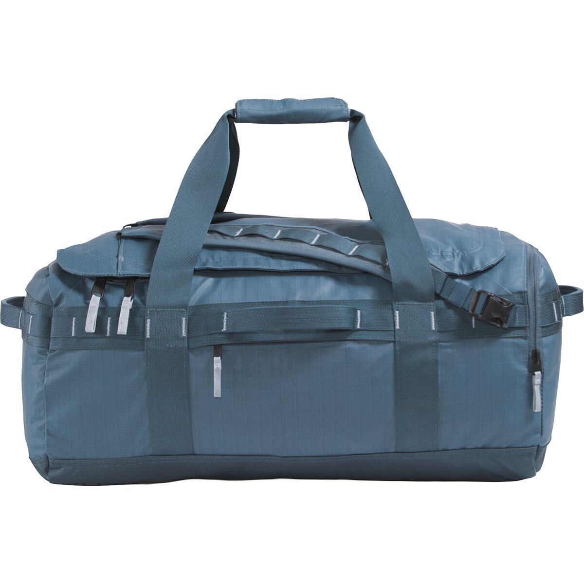 Image of The North Face Base Camp Voyager 62L Duffel Bag Granite Grey/Frost Grey, One Size