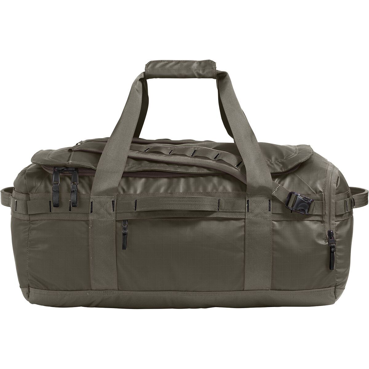 Image of The North Face Base Camp Voyager 62L Duffel Bag New Taupe Green/TNF Black-NPF, One Size