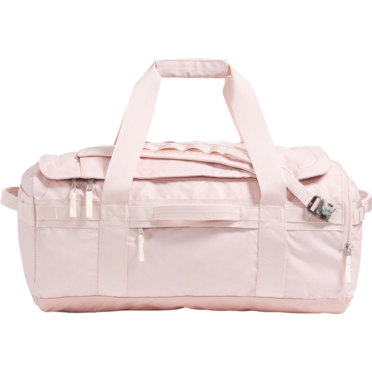 Image of The North Face Base Camp Voyager 62L Duffel Bag Pink Moss/White Dune, One Size