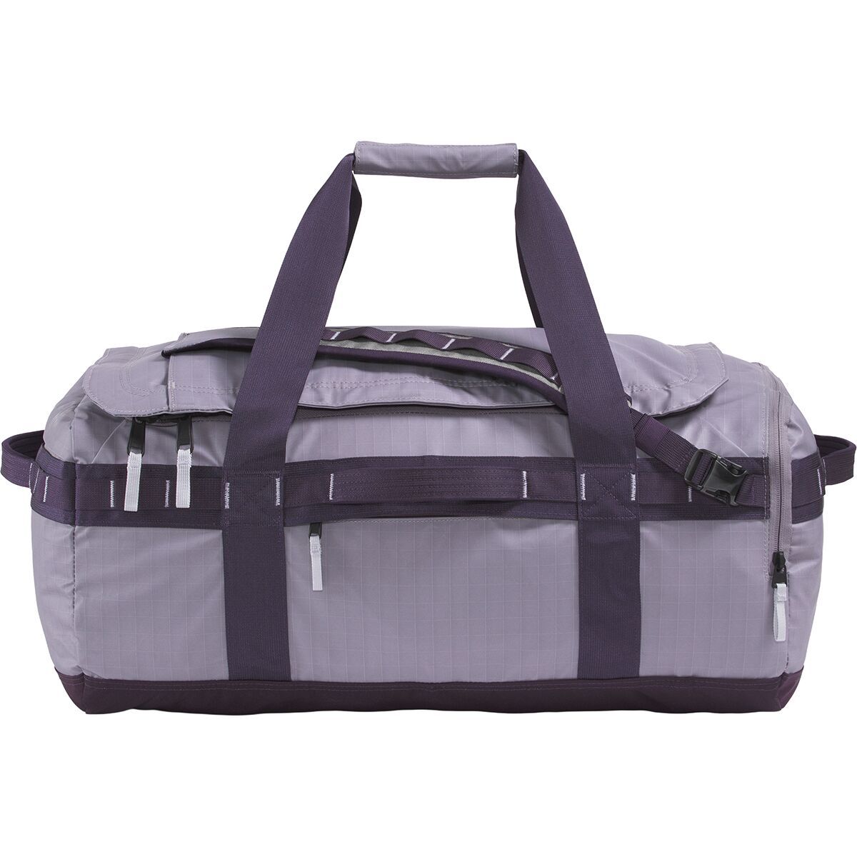 Image of The North Face Base Camp Voyager 62L Duffel Bag Transcendent Grey/Endless Dusk, One Size